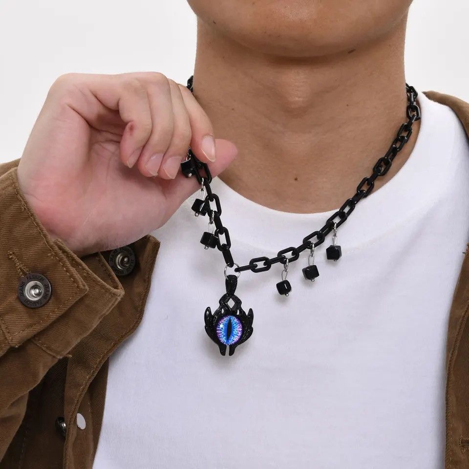 Jewelry × Vintage Hip Hop Devil's Eye Necklaces Size ONE SIZE - 2 Thumbnail