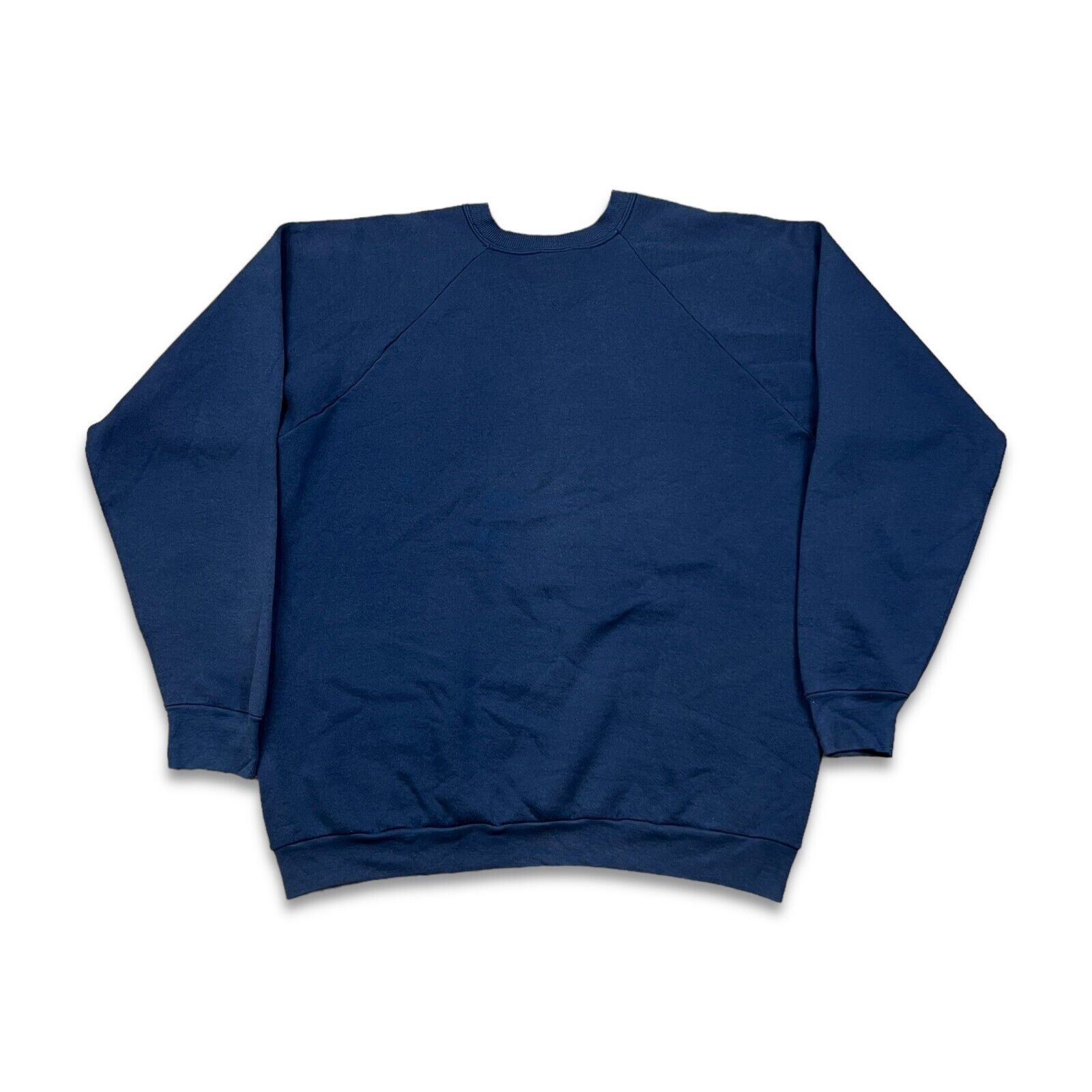 Fruit Of The Loom × Vintage Vintage Blank Sweatshirt 2XL Pullover Faded 90s Crewneck Size US XXL / EU 58 / 5 - 2 Thumbnail