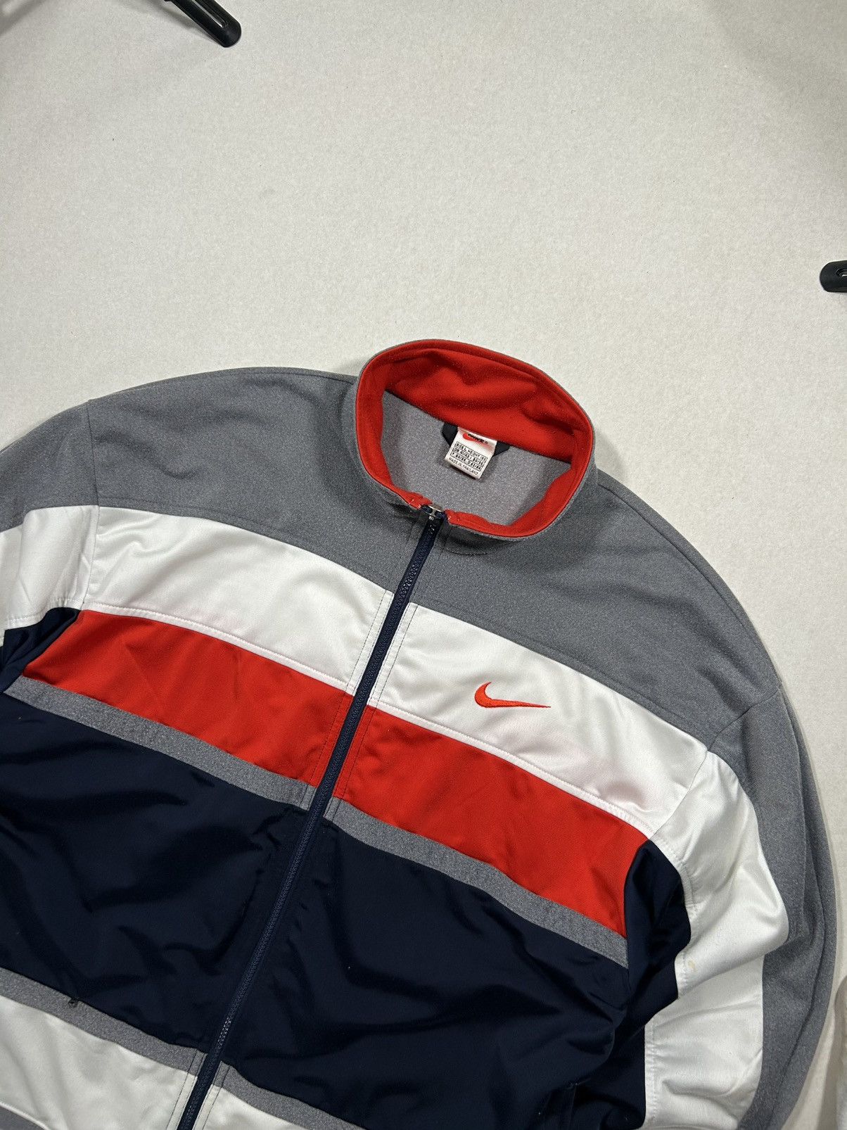 Nike × Vintage ZIP NIKE BIG LOGO VERY RARE Size US L / EU 52-54 / 3 - 4 Thumbnail
