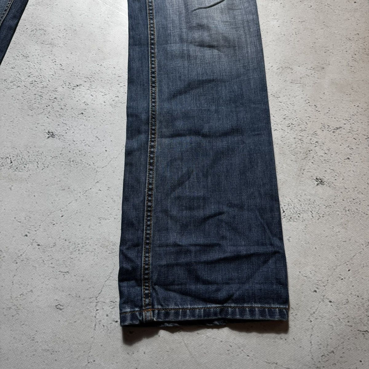 Just Cavalli just cavalli flared distressed jeans with big logo archive Size 29" - 8 Thumbnail