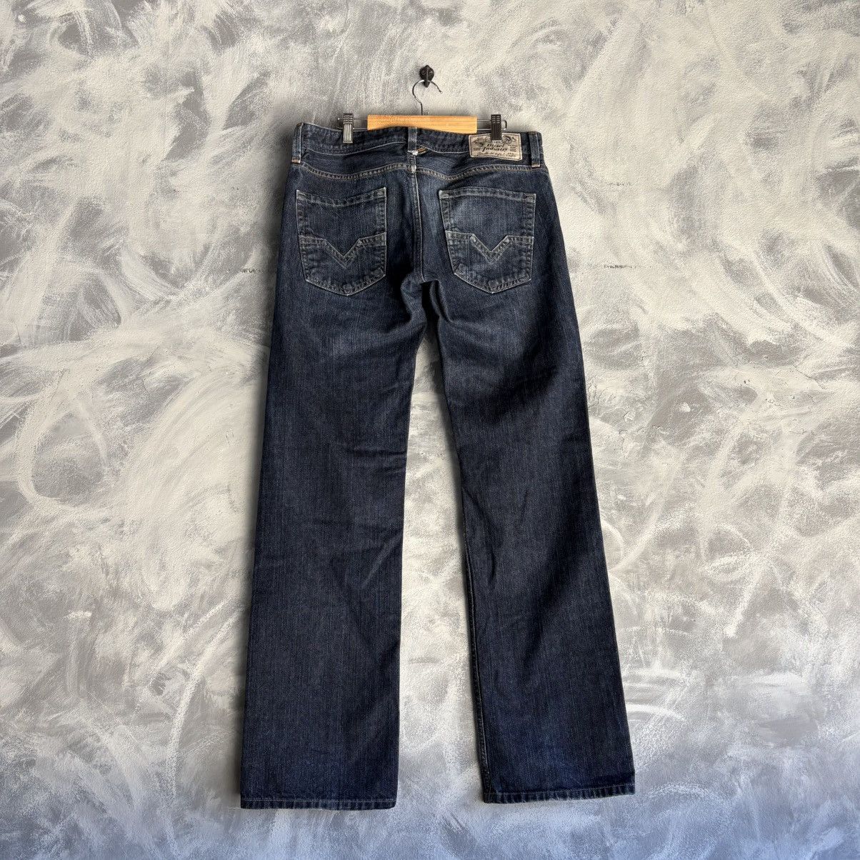 Diesel Diesel Industry Jean 32x32 Denim Blue Navy Regular Straight Size US 32 / EU 48 - 3 Thumbnail