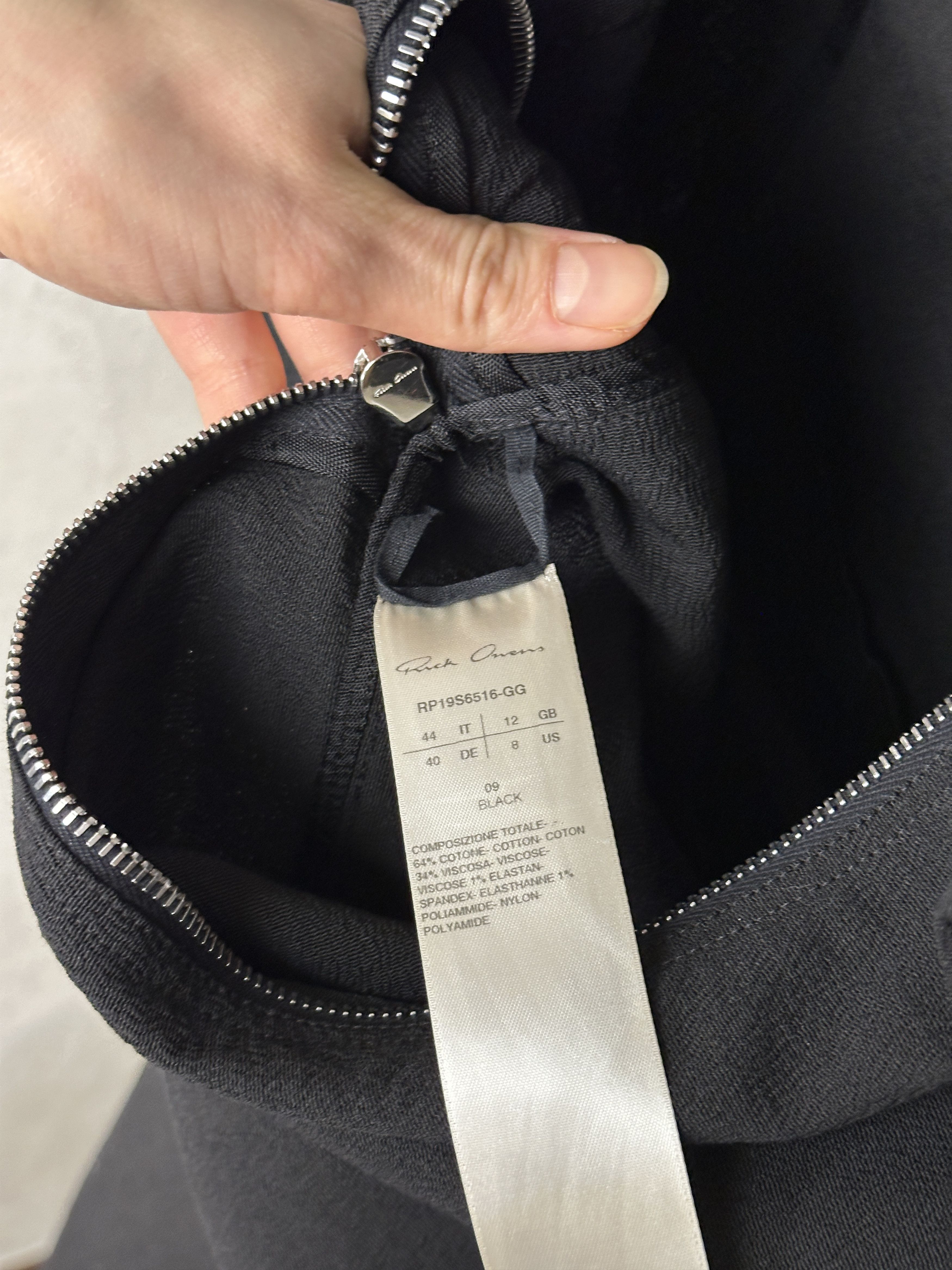 Rick Owens Rick Owens Babel SS19 Black Grosgrain Bustier Gown Size S / US 4 / IT 40 - 13 Thumbnail