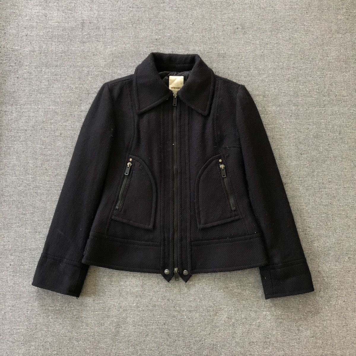 Diesel DIESEL Damen Full Zip Blazer Jacket Size L / US 10 / IT 46 - 1 Thumbnail