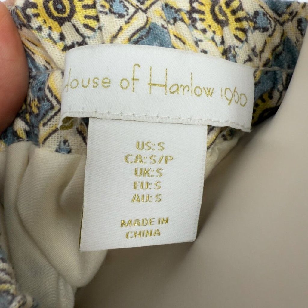 Other NEW* HOUSE OF HARLOW 1960 Floral Beige Red Blue Maxi Skirt S Size 27" / US 4 / IT 40 - 9 Thumbnail