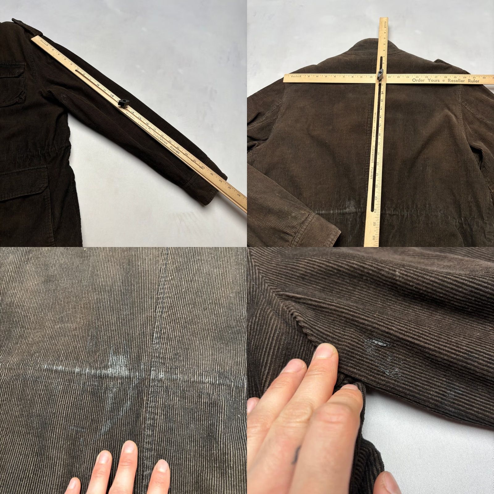 Alpha Industries VINTAGE Alpha Industries M65 Corduroy Jacket Mens XL Military Brown Jacket Size US XL / EU 56 / 4 - 8 Thumbnail