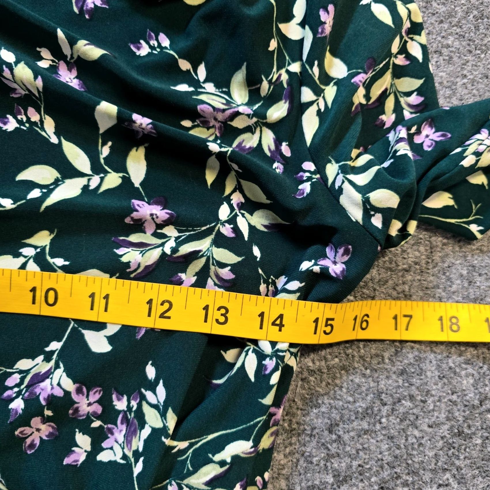 Ralph Lauren Lauren Ralph Lauren Dress Womens Size 4 Green Floral Stretchy Career Cocktail Size S / US 4 / IT 40 - 4 Thumbnail