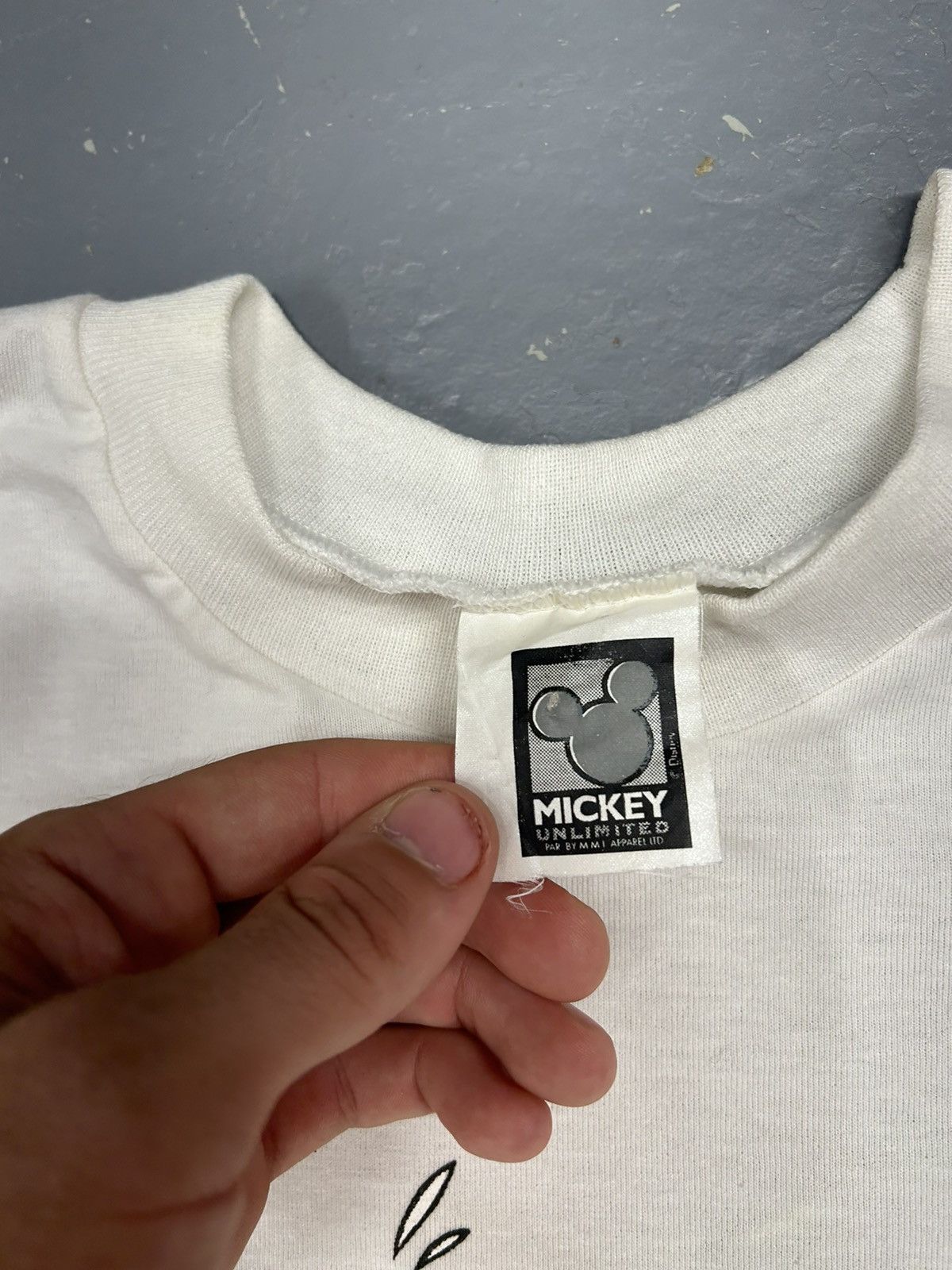Disney × Mickey Mouse × Vintage Crazy Vintage 90s Double Sided Mickey Mouse Disney Tee Shirt Size US XXL / EU 58 / 5 - 4 Thumbnail