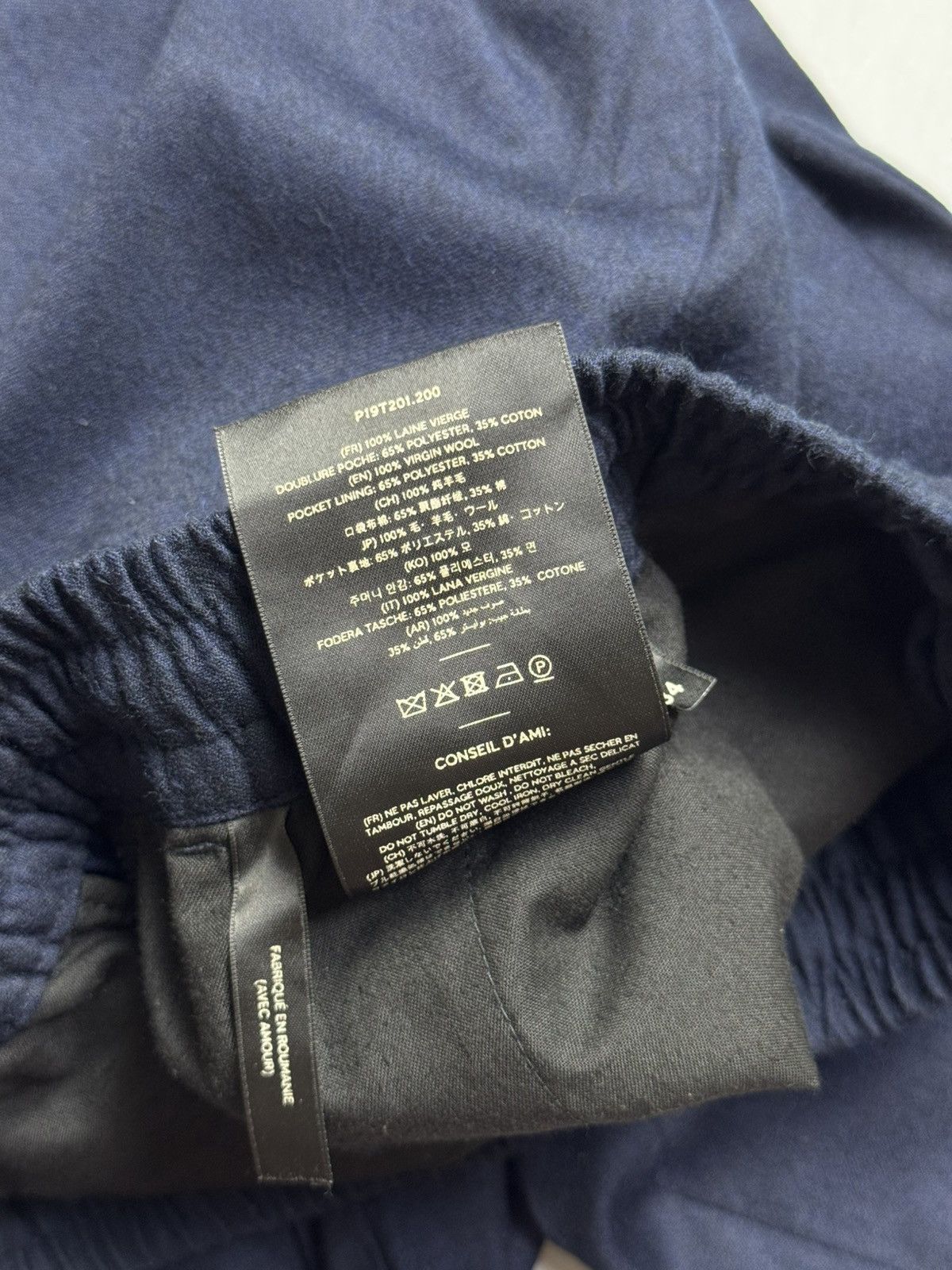 AMI AMI - Alexandre Mattiussi Wool Cropped Trouser Pants Size US 28 / EU 44 - 9 Thumbnail