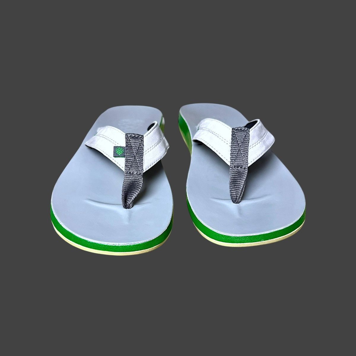 Stio Stio Men’s Alloy Gray Green Custom Leather Flip-Flops Sz 9 Size US 9 / EU 42 - 7 Thumbnail