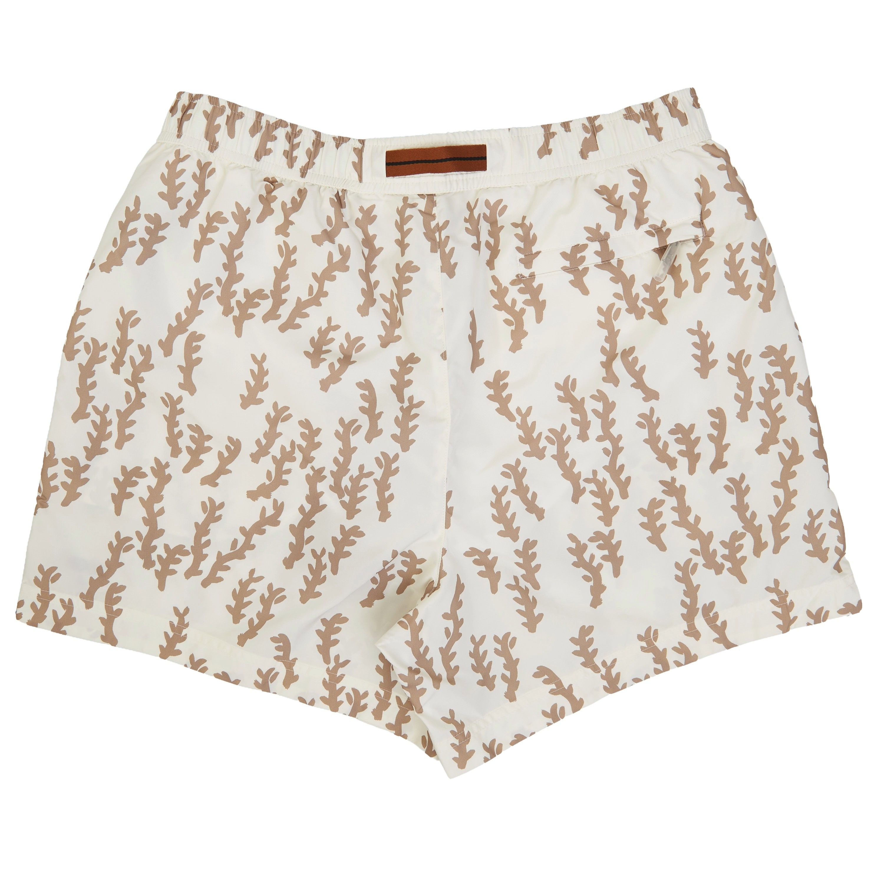 Ermenegildo Zegna White Beige Oasi Print Swim Trunks Size M Size US 30 / EU 46 - 2 Thumbnail