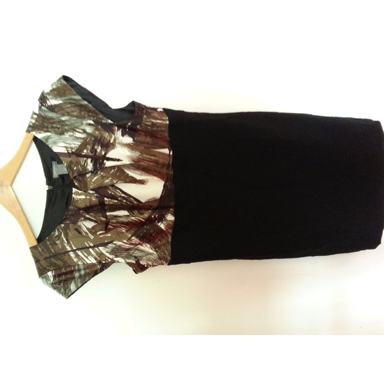 Ann Taylor Womens Ann Taylor Dress 12 Black Knee Length Sheath Womens Size XL / US 12-14 / IT 48-50 - 2 Thumbnail