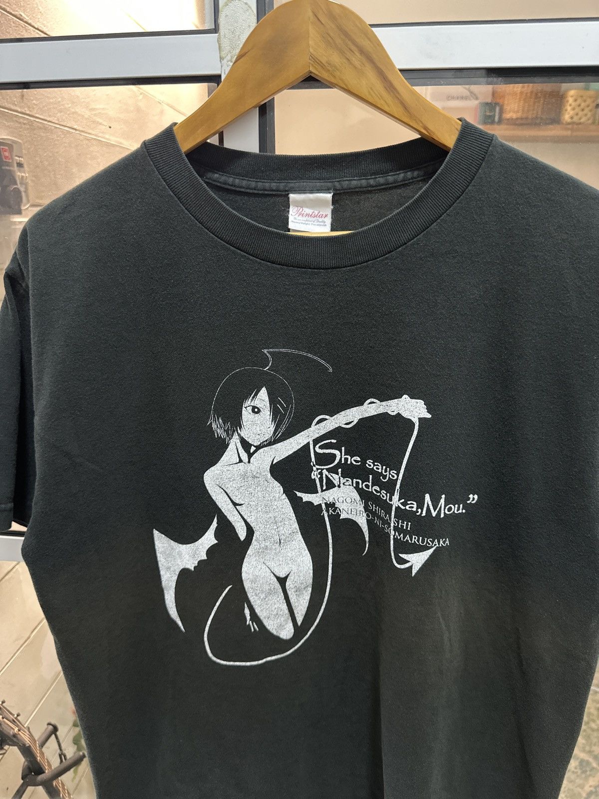 Anime Vintage Akaneiro Ni Somarusaka Nagomi Shirashi Promo Tee Size US M / EU 48-50 / 2 - 2 Thumbnail