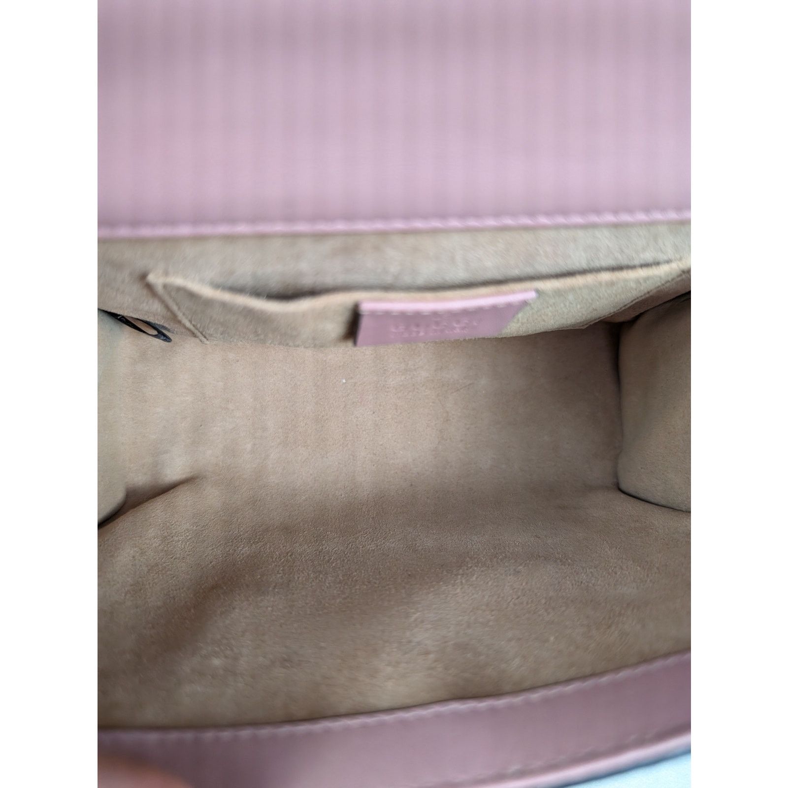 Gucci Gucci Pink Leather Faux Pearl Stud Leather Size ONE SIZE - 7 Thumbnail