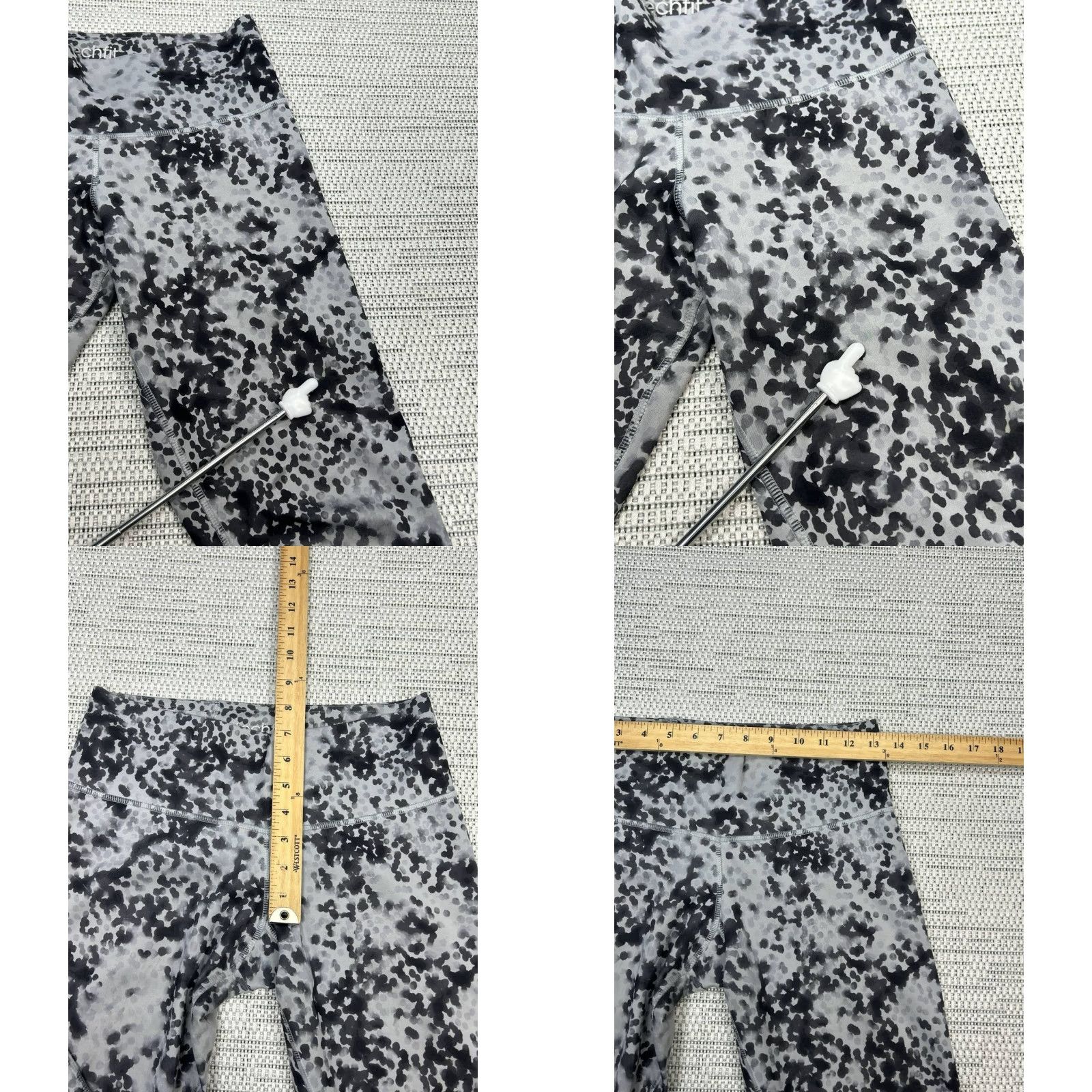 Adidas Adidas Leggings Womens Small Multicolor Printed Techfit Climalite Training Tight Athletic Activewear Summer Sports Size 28" / US 6 / IT 42 - 8 Thumbnail