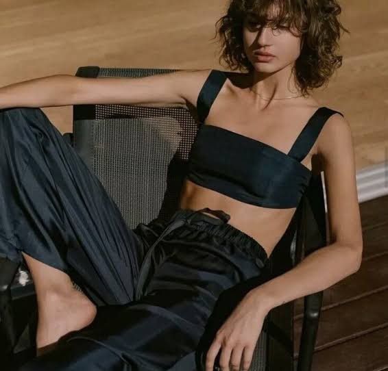 Vintage Black crop top Y2k Size L / US 10 / IT 46 - 6 Thumbnail