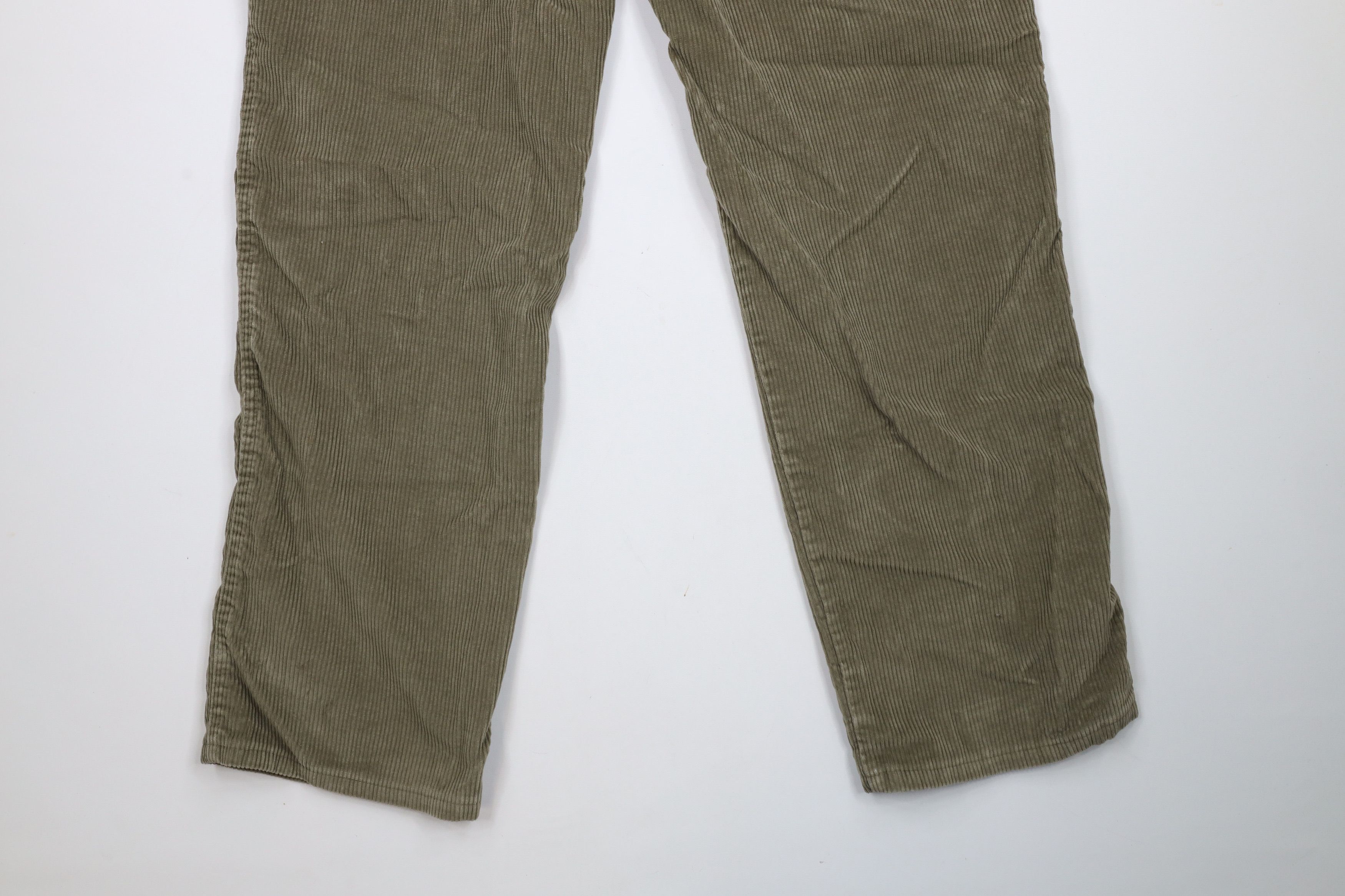 Lands' End × Vintage Vintage 90s Lands End Wide Leg Cargo Pants Green USA Size US 38 / EU 54 - 12 Thumbnail