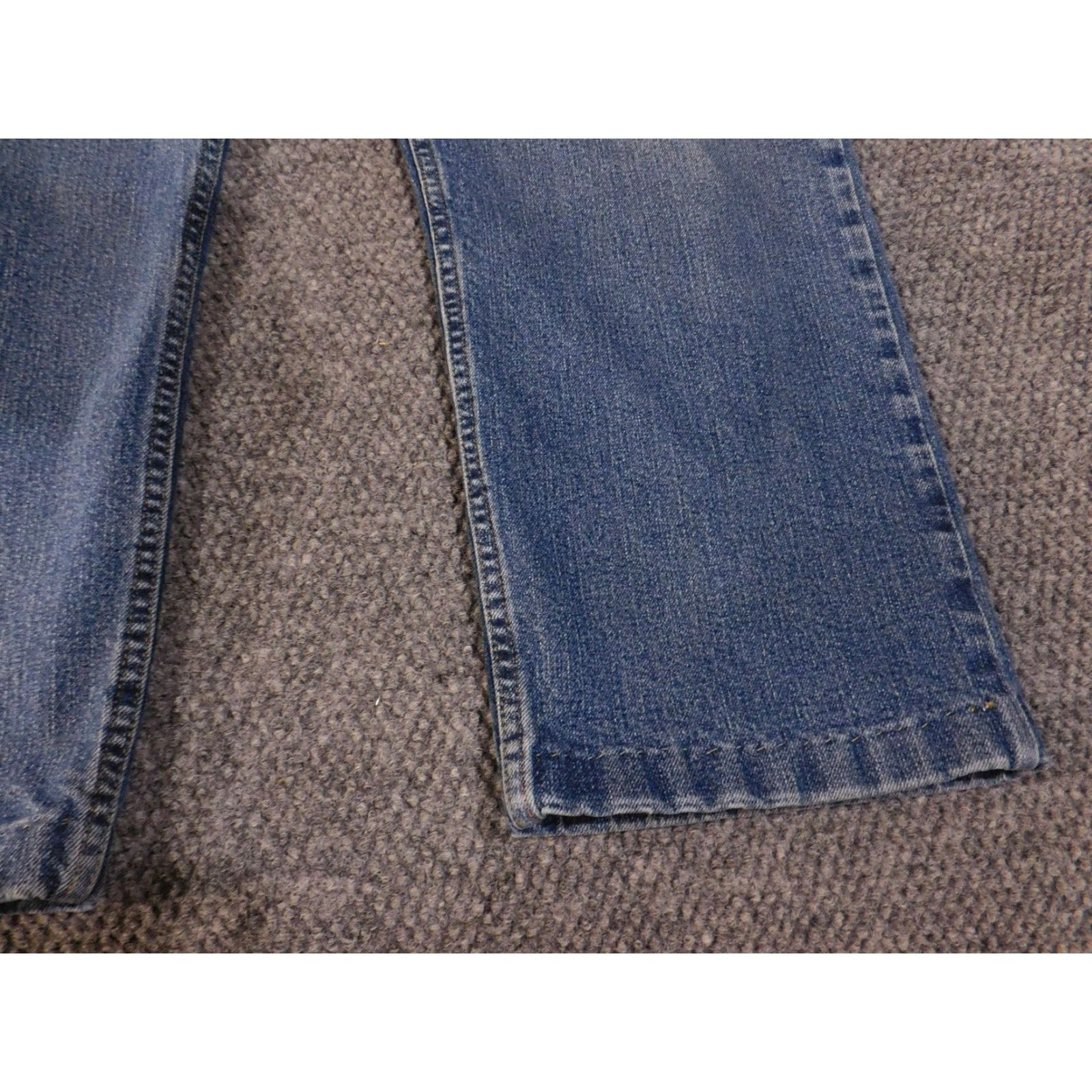 Wrangler Wrangler Jeans Mens 38x25 Blue Regular Fit Comfort Flex Waist Stretch 96GCFWSW Adult Men Denim 5-Pocket Solid Zip Fly Stonewash Size US 38 / EU 54 - 3 Thumbnail