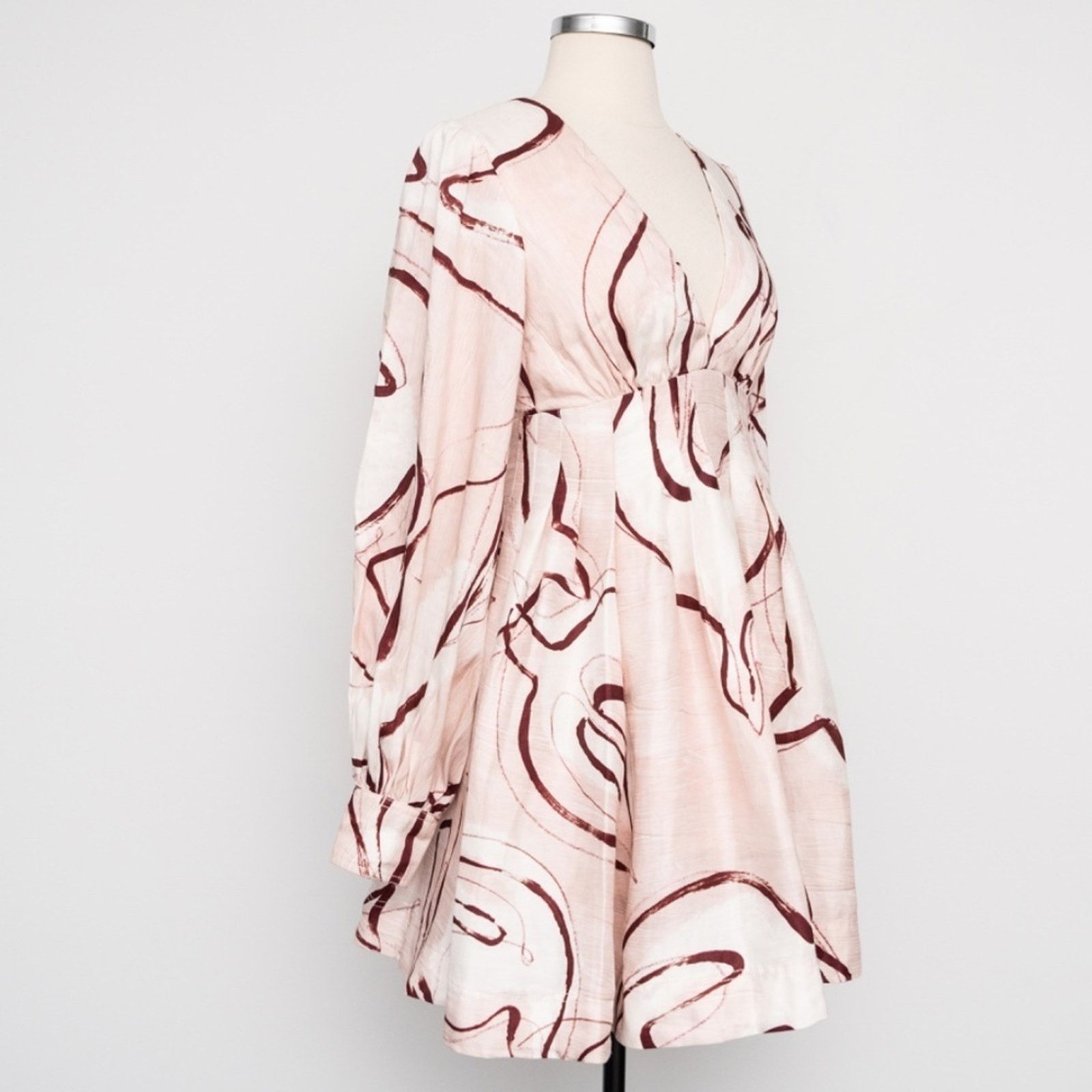 Aje Aje. Amelia Plunge Mini Dress. Size XS / US 0-2 / IT 36-38 - 12 Thumbnail