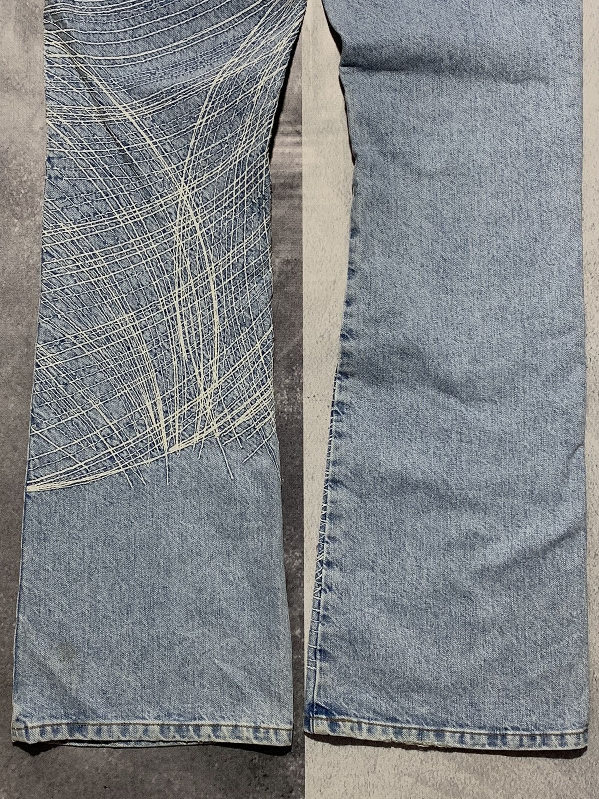 Iceberg Vintage Y2K Iceberg denim flared trousers streetwear size31 Size 31" - 4 Thumbnail