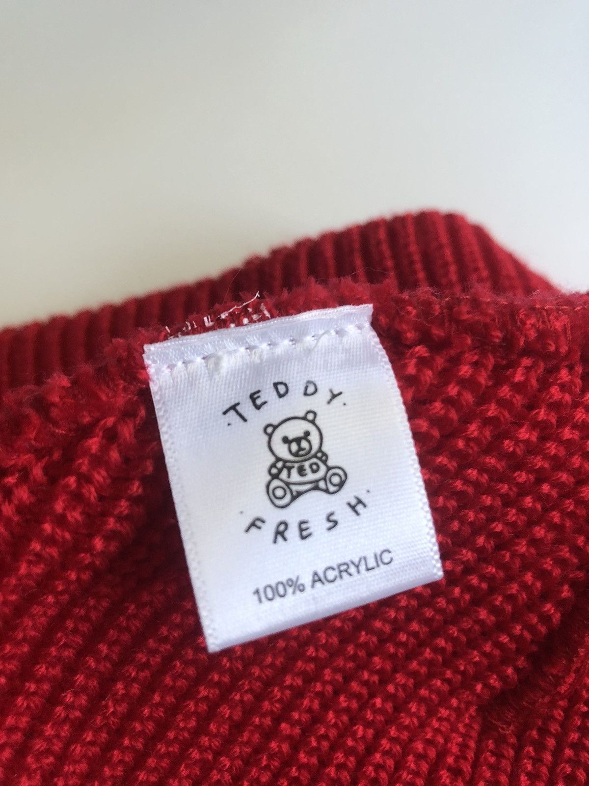 Teddy Fresh Teddy Fresh Beanie RED Size ONE SIZE - 3 Thumbnail