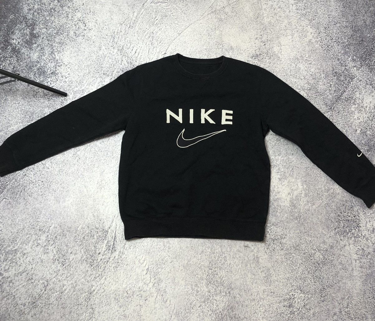 Nike × Vintage Vintage men’s sweater Nike big logo y2k usa size M Size US M / EU 48-50 / 2 - 1 Thumbnail