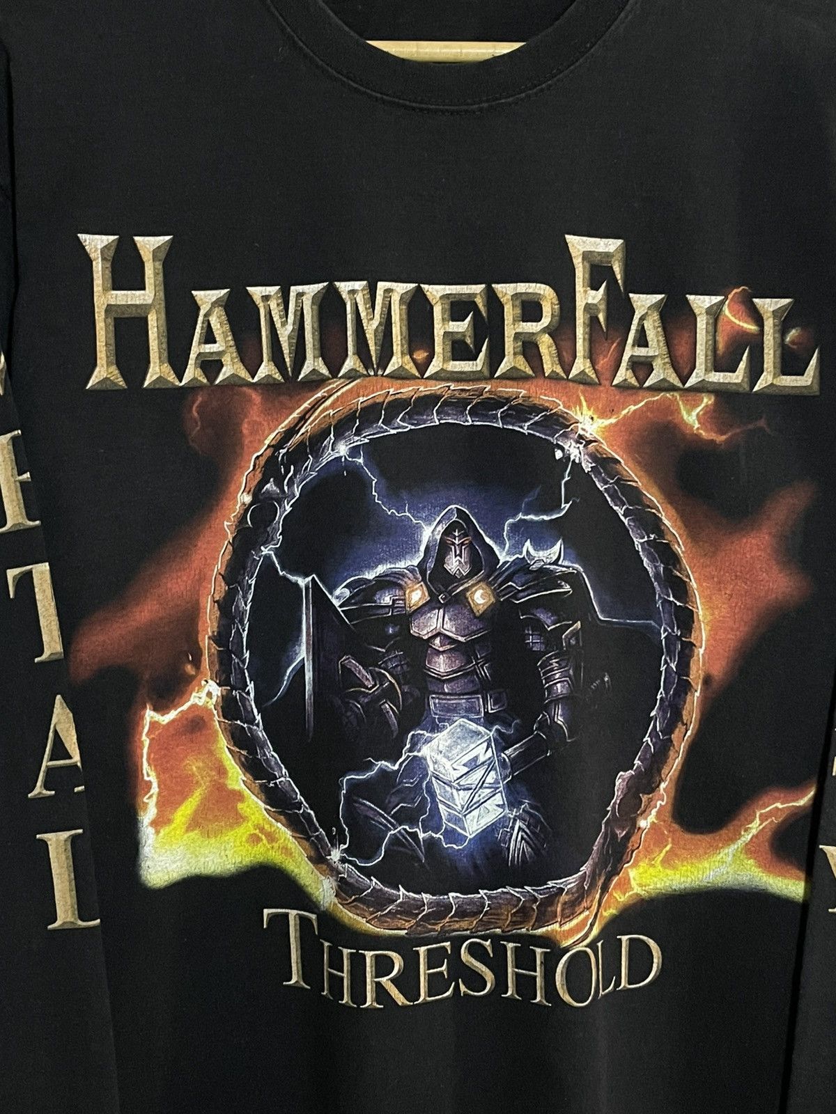 Band Tees Vintage Hammerfall Treshold Metal Long Sleeve NIN Oasis Size US M / EU 48-50 / 2 - 6 Thumbnail