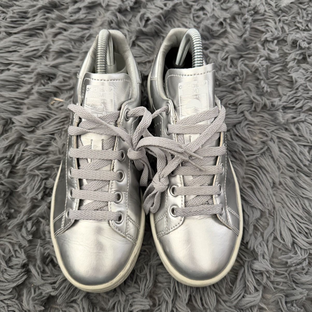 Adidas × Raf Simons Raf simon x adidas stan smith silver Size US 5 / EU 37 - 2 Thumbnail