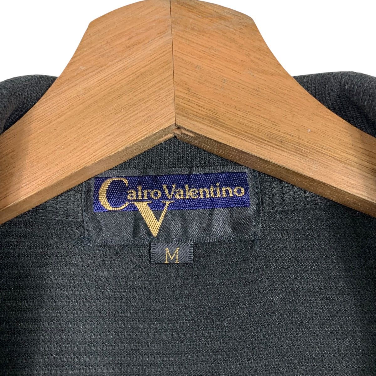 Valentino CALRO VALENTINO Embroidery Big Logo Polo Shirt #1430-C65 Size US M / EU 48-50 / 2 - 15 Thumbnail