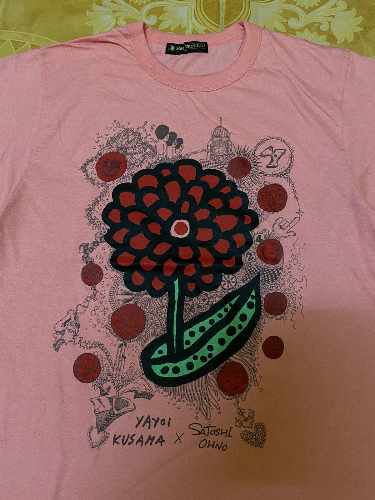 Japanese Brand × Yayoi Kusama 24 hour television yayoi kusama X satoshi ohno floral tee Size S / US 4 / IT 40 - 2 Thumbnail