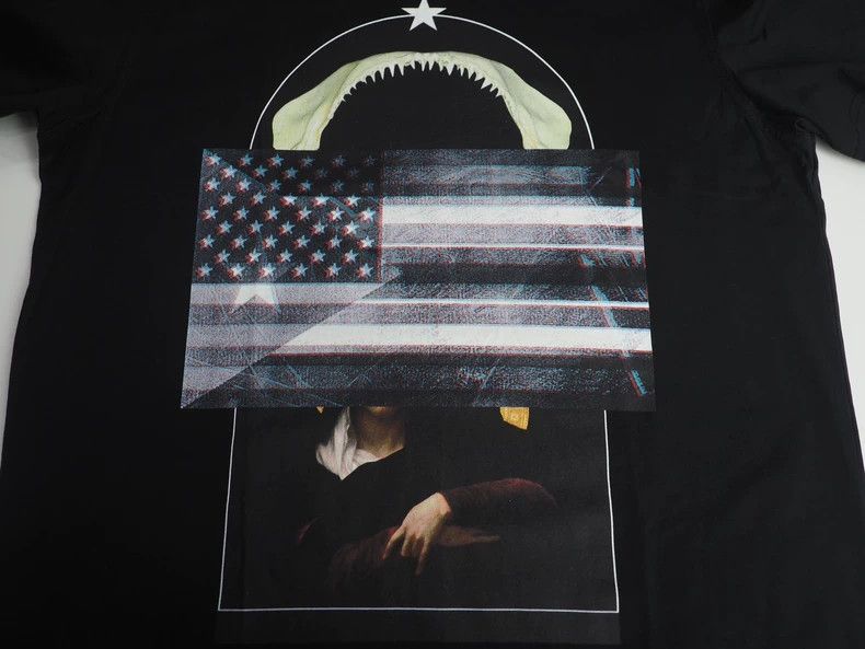 Givenchy Givenchy Black three-piece shark tooth short-sleeved shirt Size US M / EU 48-50 / 2 - 3 Thumbnail