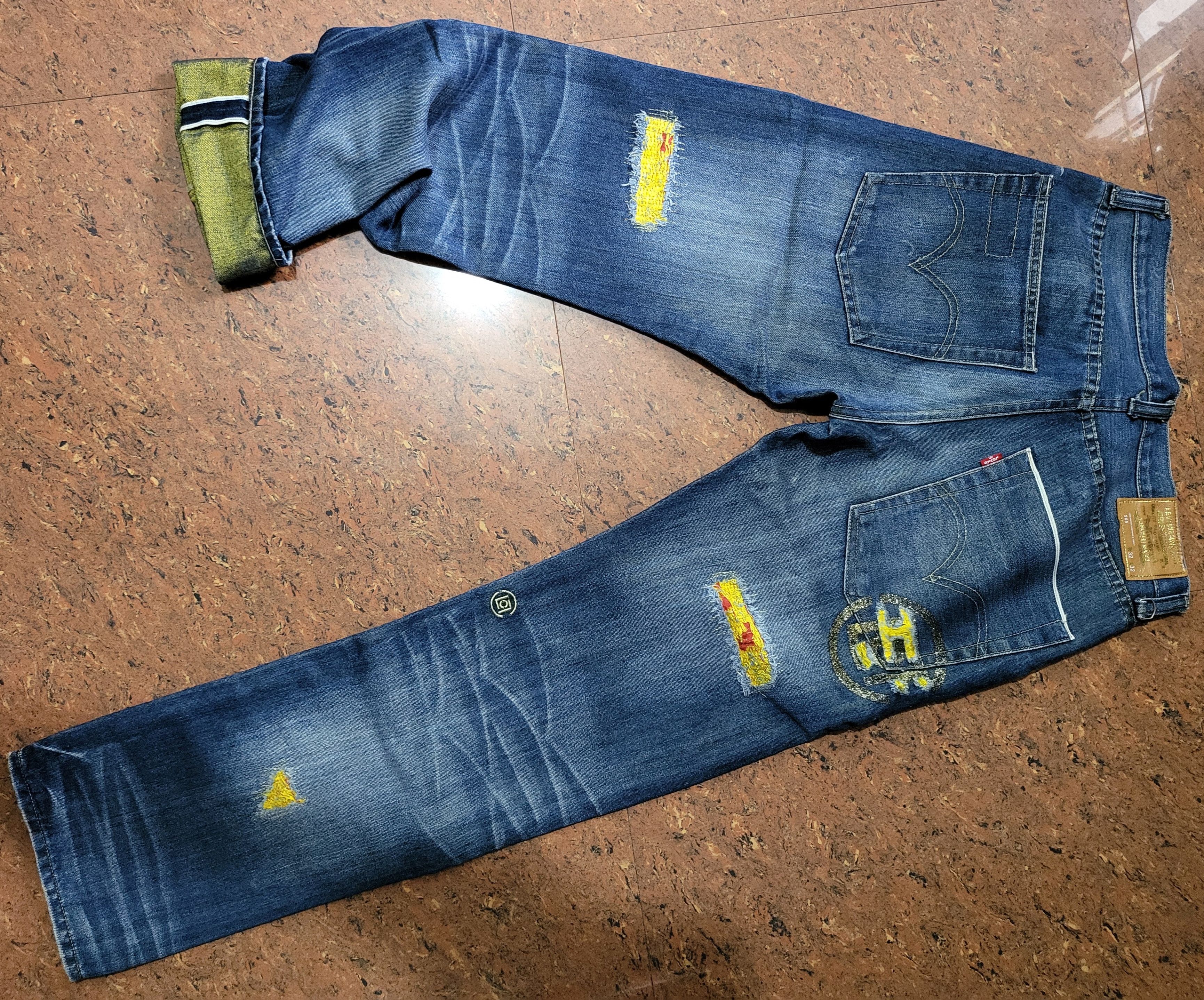 CLOT × Kazuki Kuraishi × Levi's CLOT x KAZUKI x LEVIS GOLD KZKLOT 505 DENIM Size US 32 / EU 48 - 6 Thumbnail