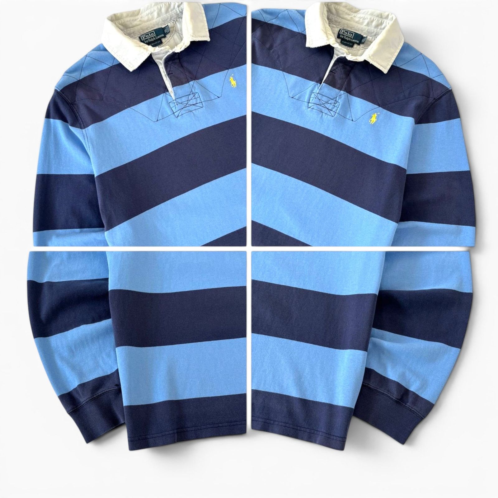 Ralph Lauren Polo Ralph Lauren Striped Rugby Shirt Size US XL / EU 56 / 4 - 3 Thumbnail