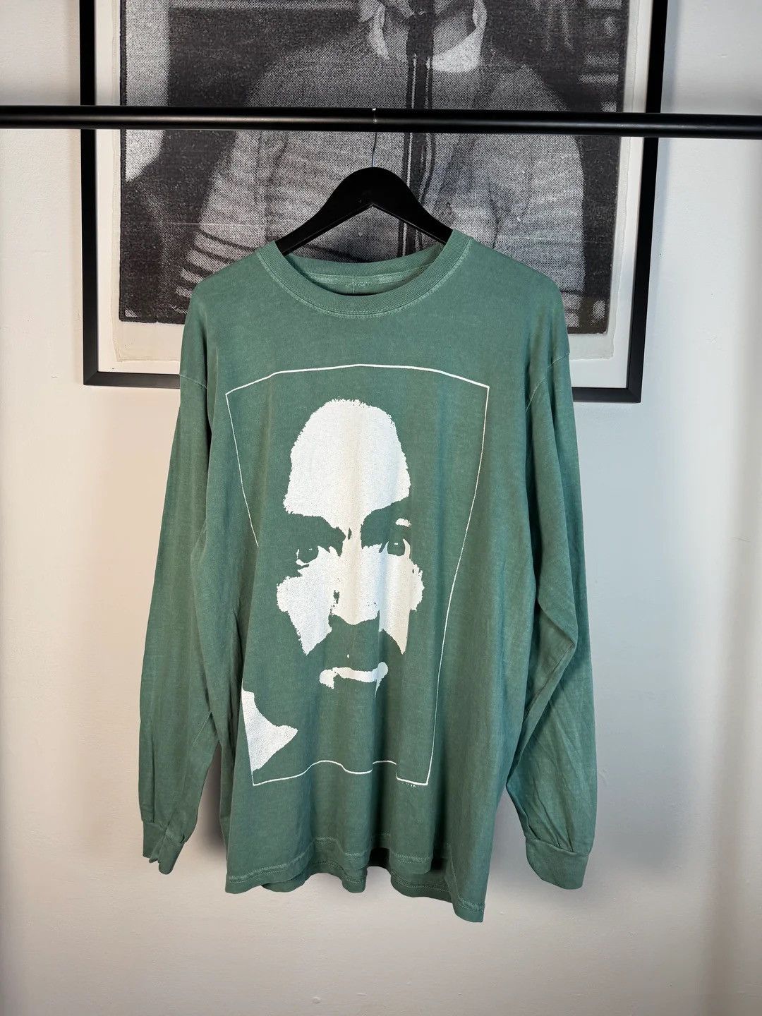 Vintage 🚭 INSANE 🚭 90's JAPANESE PRINT CHARLES MANSON LONG SLEEVE Size US L / EU 52-54 / 3 - 4 Thumbnail