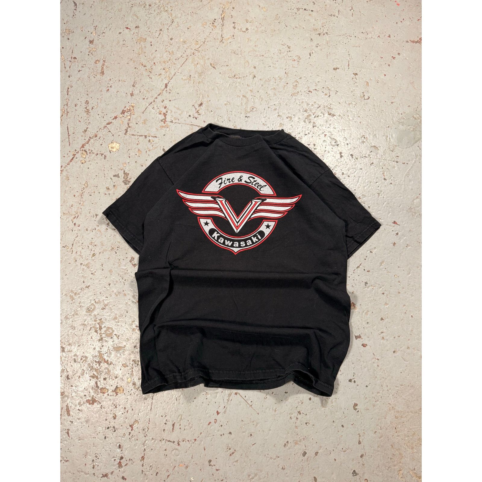 Vintage Vintage Kawasaki Racing Tee Size US L / EU 52-54 / 3 - 1 Thumbnail