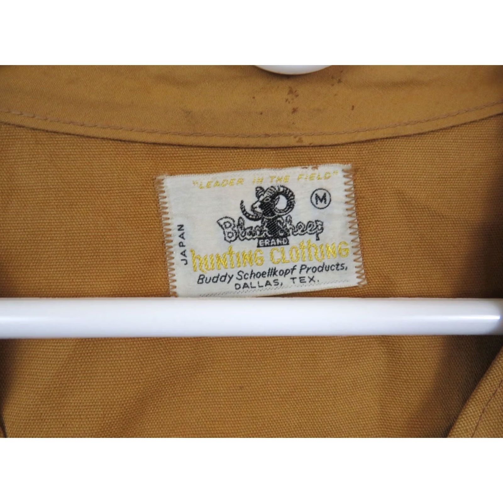 Vintage VINTAGE 1950'S Black Sheep Hunting Vest Brown M with Pockets, Cotton, Button Closure, Game Pouch, Overcoat Style, Men, Fall/Winter Classic Size US M / EU 48-50 / 2 - 4 Thumbnail