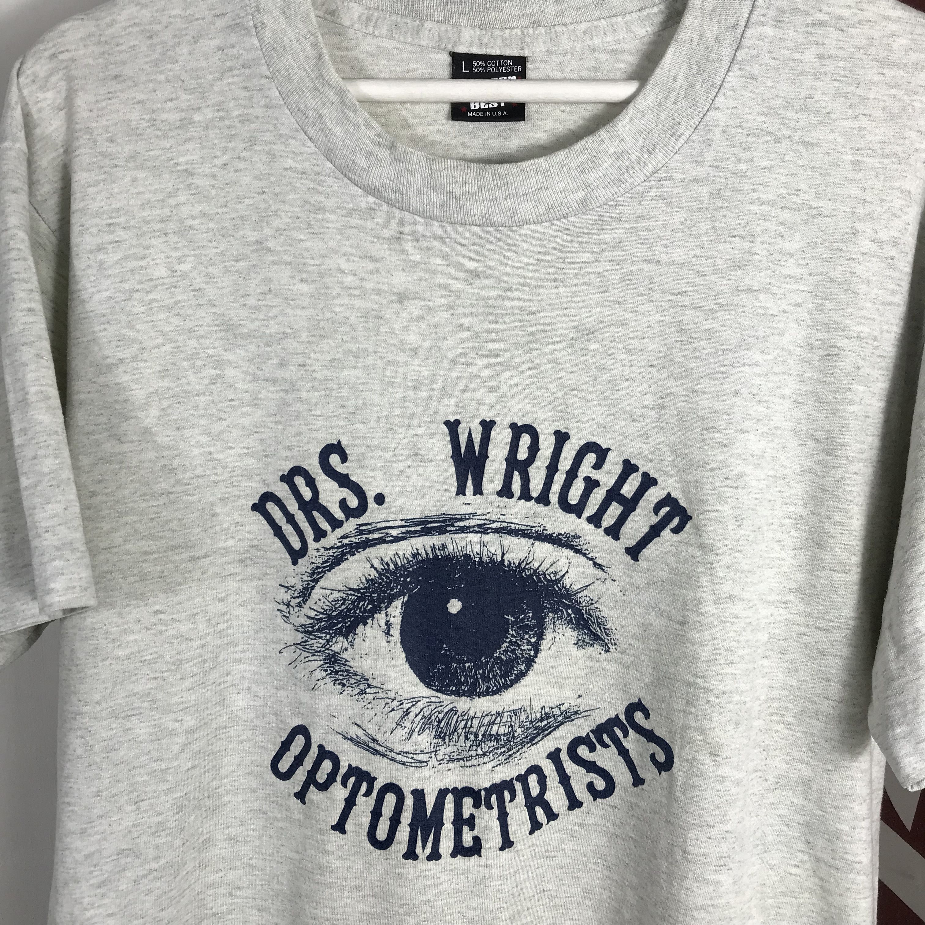 Vintage vintage 90s D wright Tears Of Glass art shirt Size US L / EU 52-54 / 3 - 4 Thumbnail