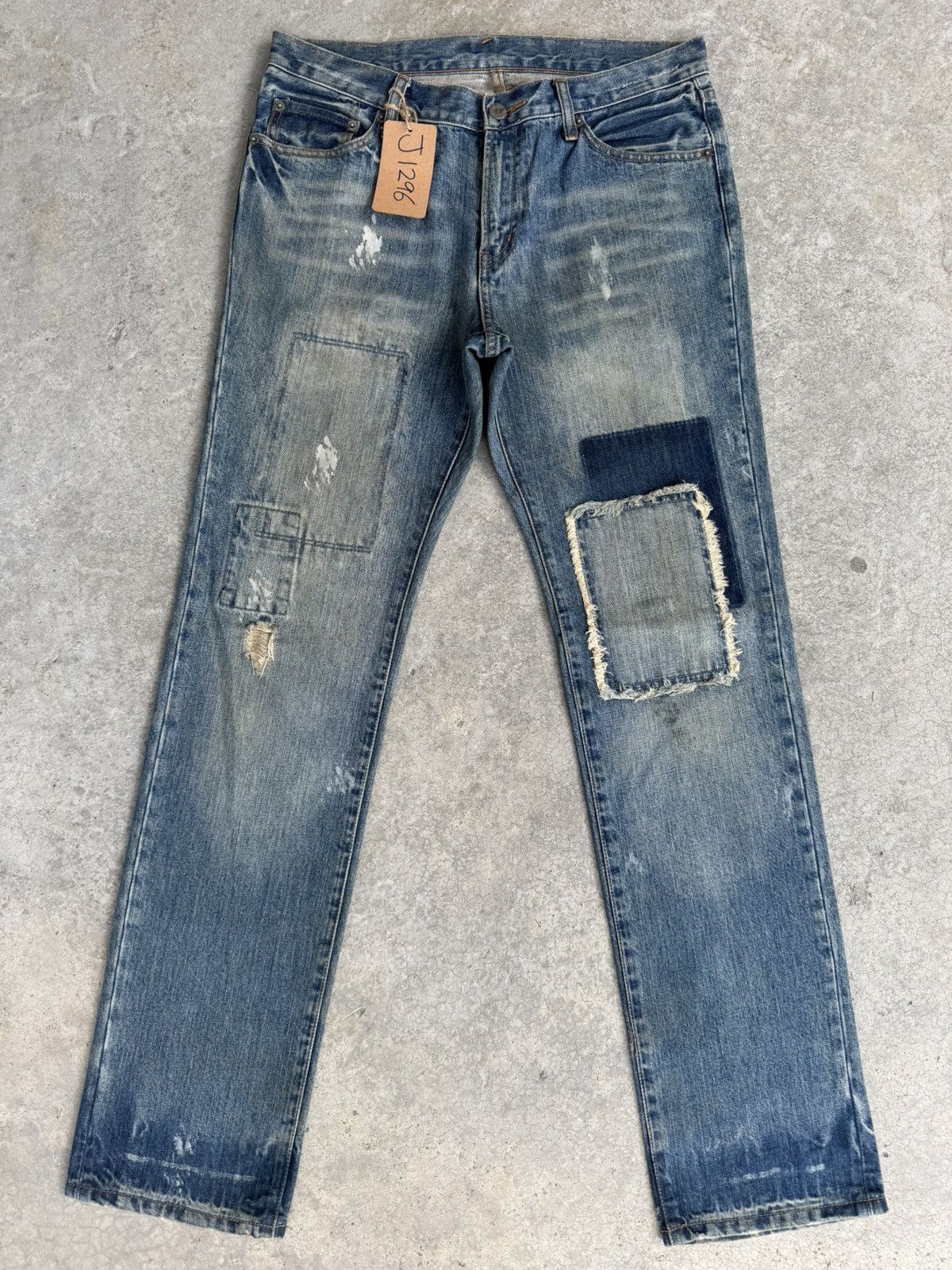 PPFM Patchwork Distressed Jeans