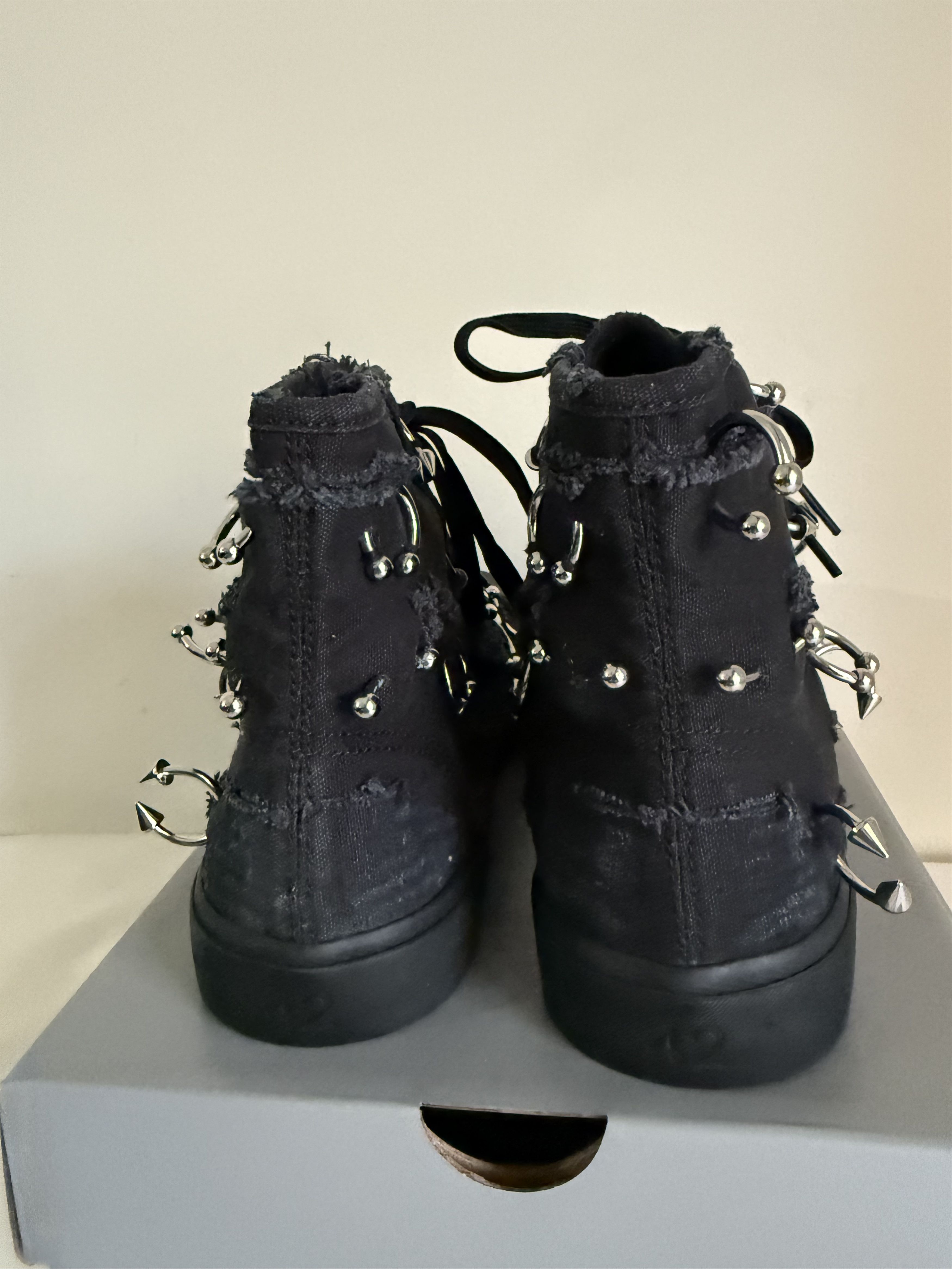 Balenciaga Balenciaga Piercing "Paris" High-Top Sneakers Size US 9 / EU 42 - 5 Thumbnail