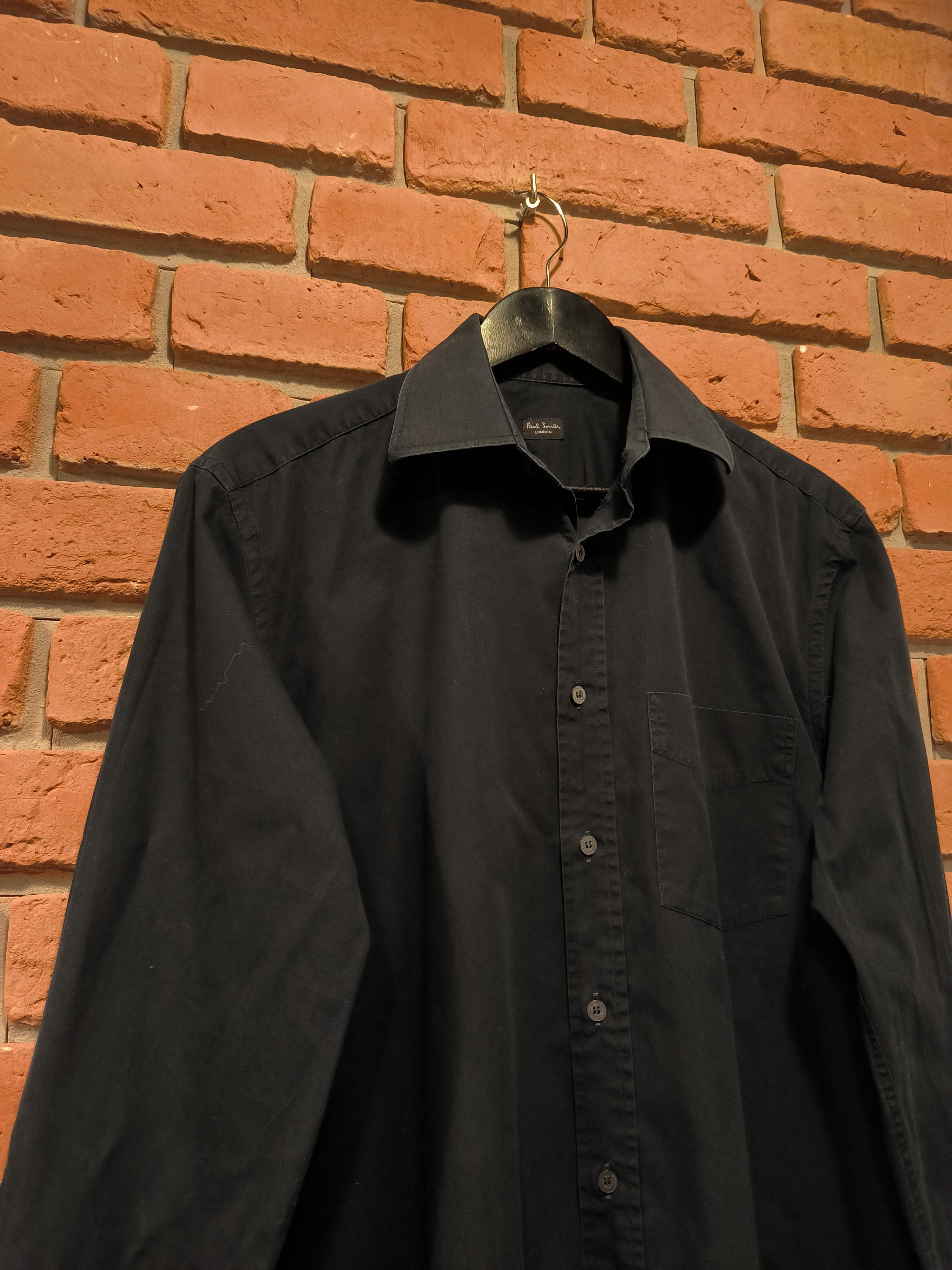 Paul Smith Paul Smith London Black Shirt Button-Up Long PS Cufflinka Size US L / EU 52-54 / 3 - 2 Thumbnail