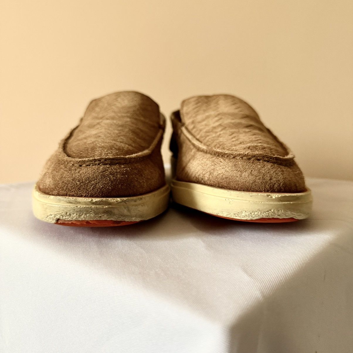 Santoni Santoni Suede Loafer Dress Shoes Size US 9.5 / EU 42-43 - 5 Thumbnail