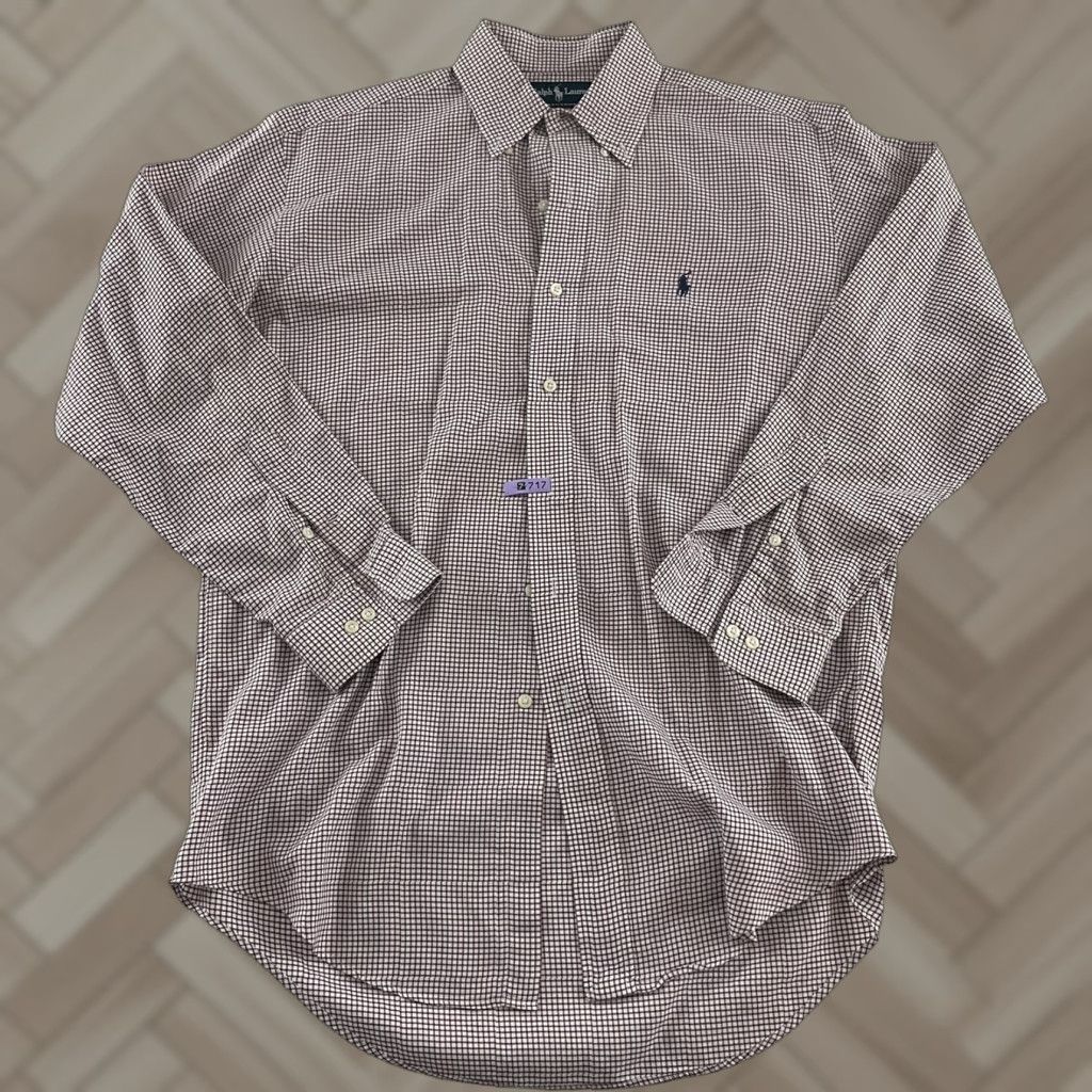 Polo Ralph Lauren Polo Ralph Lauren Shirt Plaid Long Sleeve Dress Shirt Mens 15 32-33 Multicolor Long Sleeve Button Front Yarmouth Size US M / EU 48-50 / 2 - 1 Thumbnail