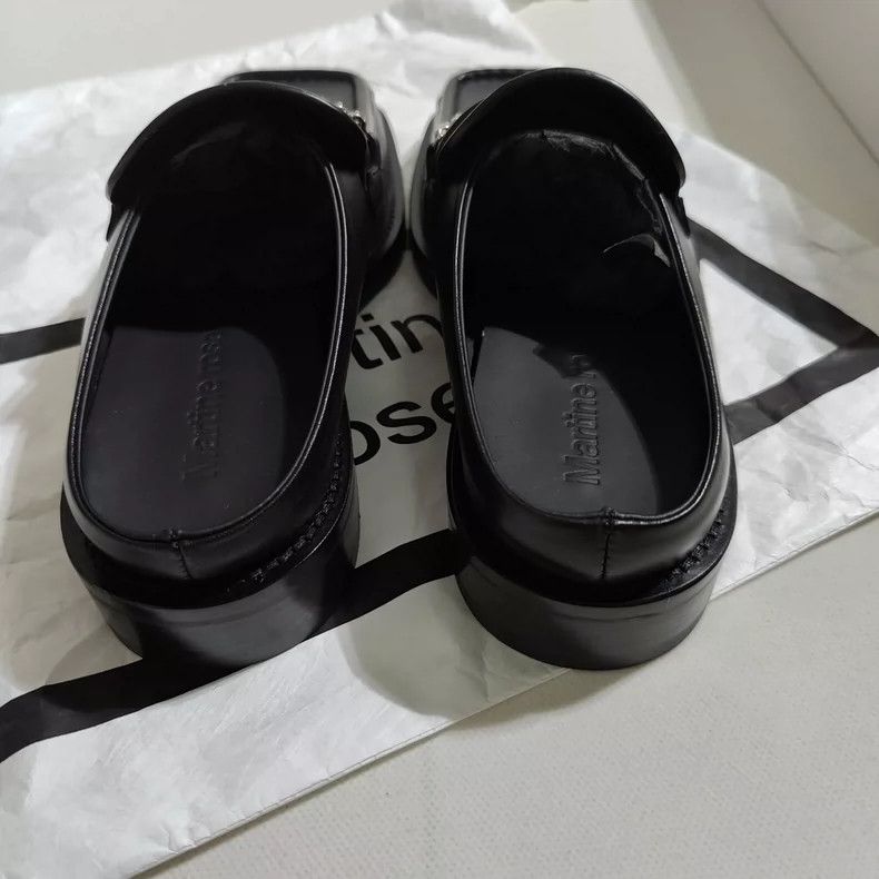 Martine Rose Martine Rose Calfskin square toe open toed M ü ller shoes Size US 7.5 / IT 37.5 - 8 Thumbnail