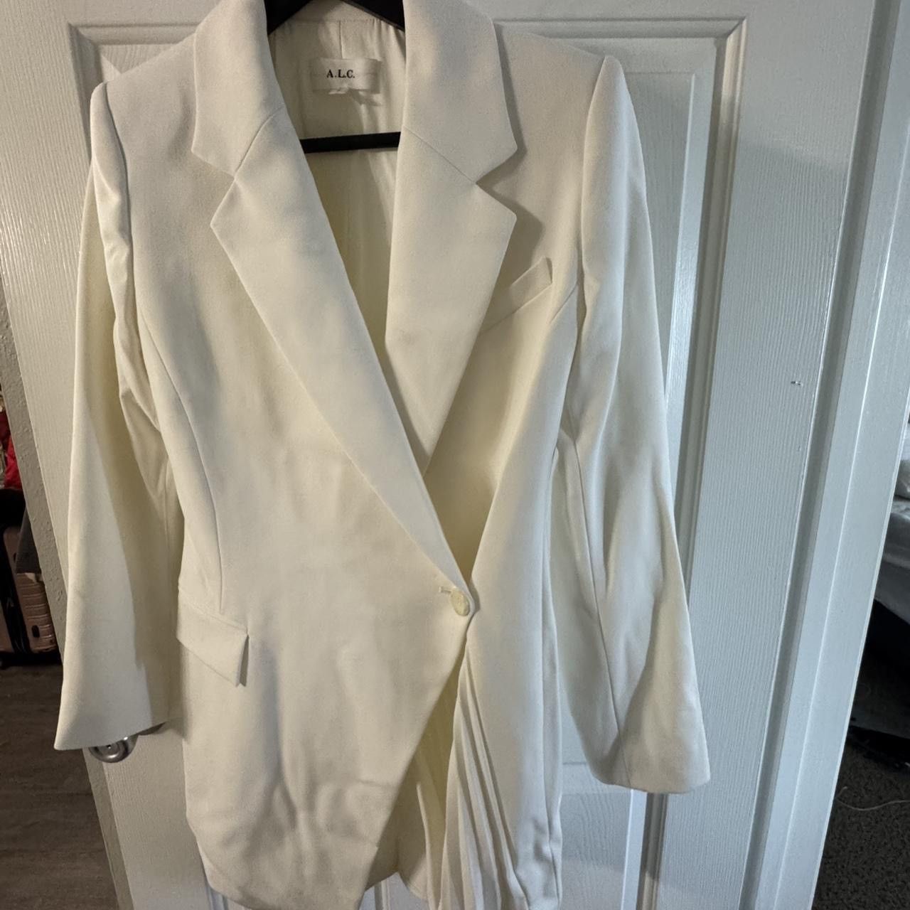 A.L.C. ALC Juliet Pleated Blazer Dress Size S / US 4 / IT 40 - 2 Thumbnail