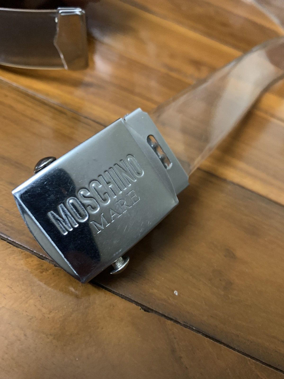 Moschino Moschino classic transparent belt Size ONE SIZE - 1 Thumbnail