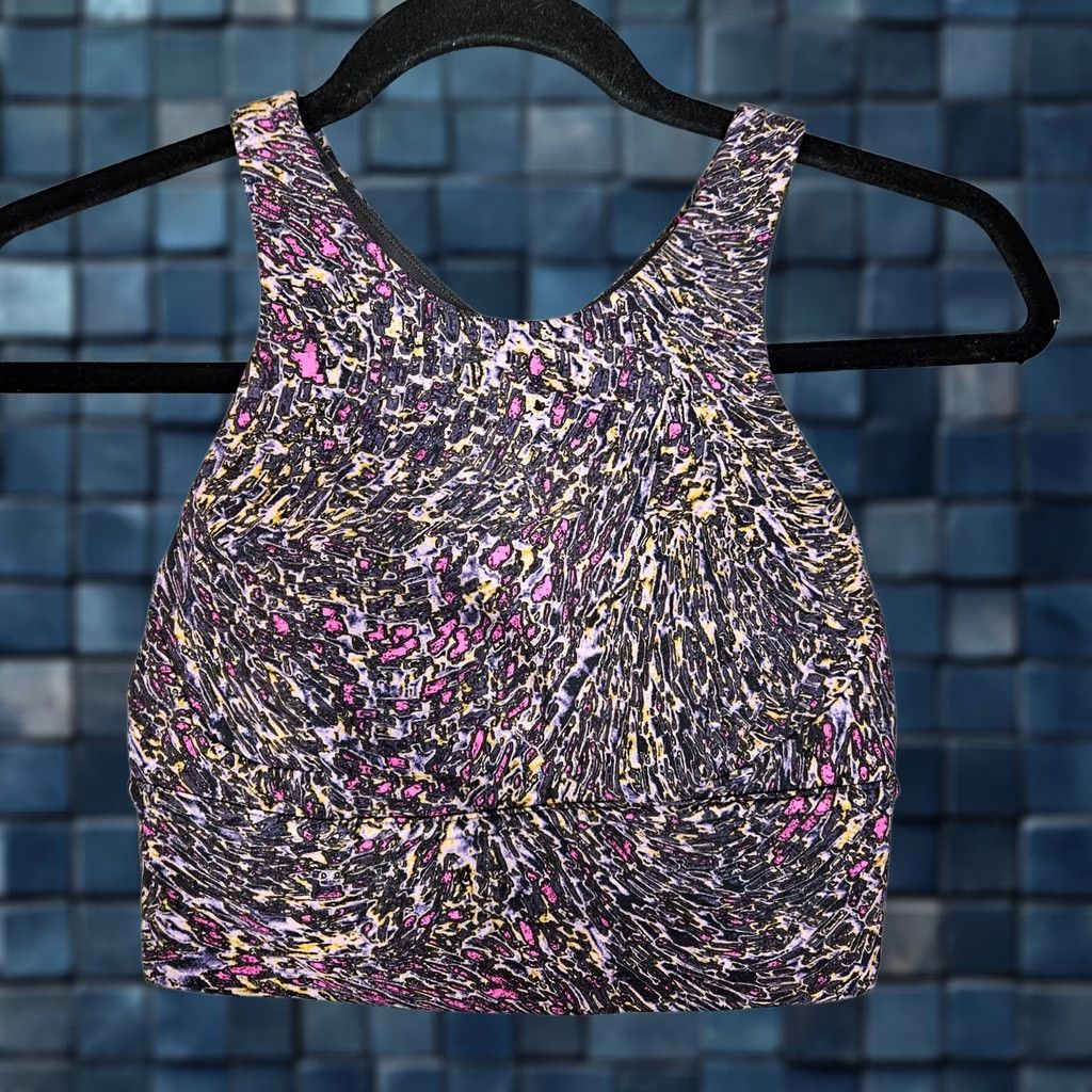 Lululemon Lululemon Wunder Train Long Line Sports Bra Size 4 Womens Activewear Racerback Multicolor Size ONE SIZE - 1 Thumbnail