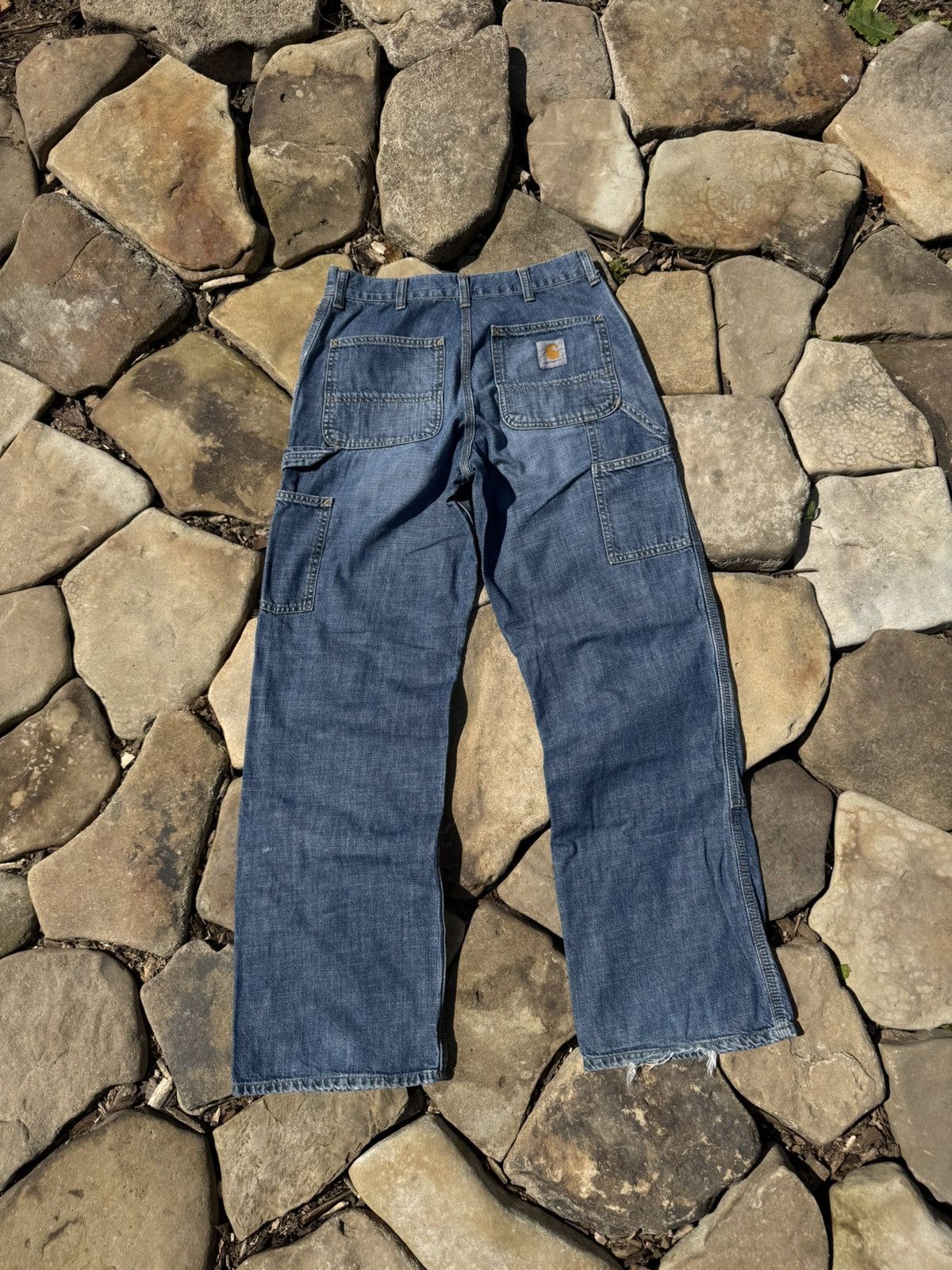 Carhartt Vintage Carhartt Carpenter Distressed Pants Size US 30 / EU 46 - 1 Thumbnail