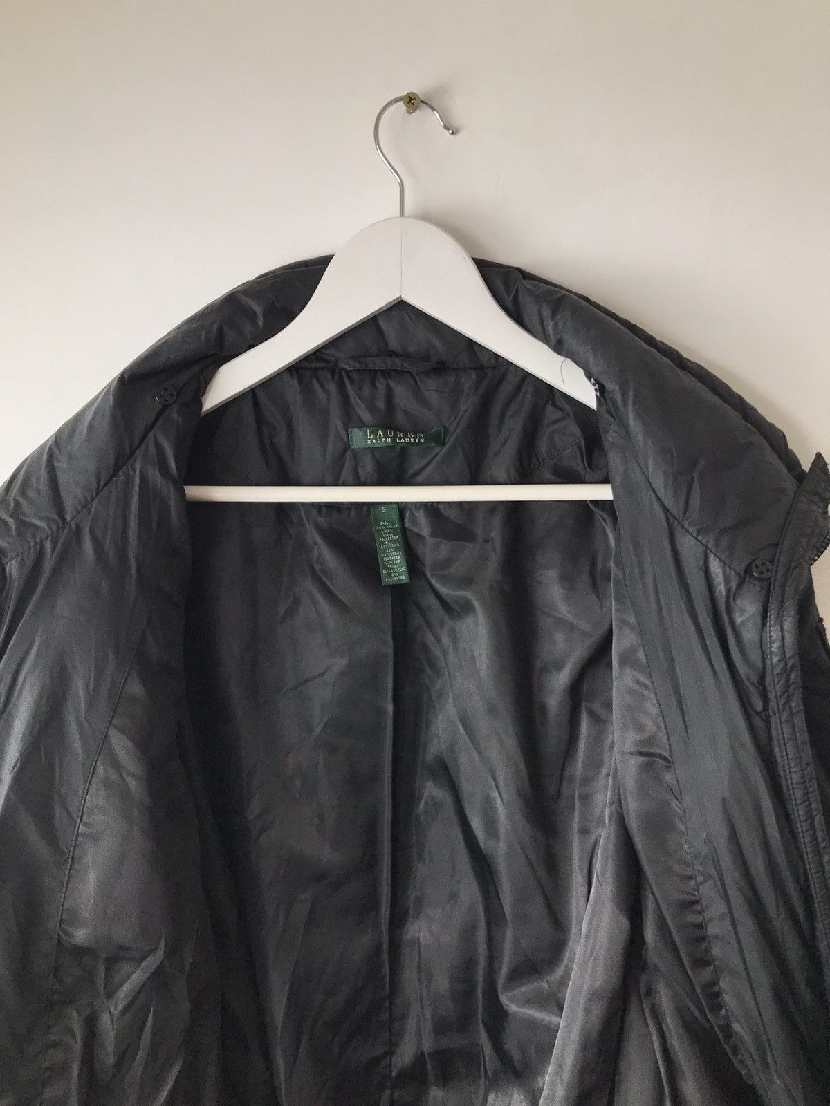 Polo Ralph Lauren Polo Ralph Lauren Black Belted Lux Basic Down Jacket Size S / US 4 / IT 40 - 11 Thumbnail