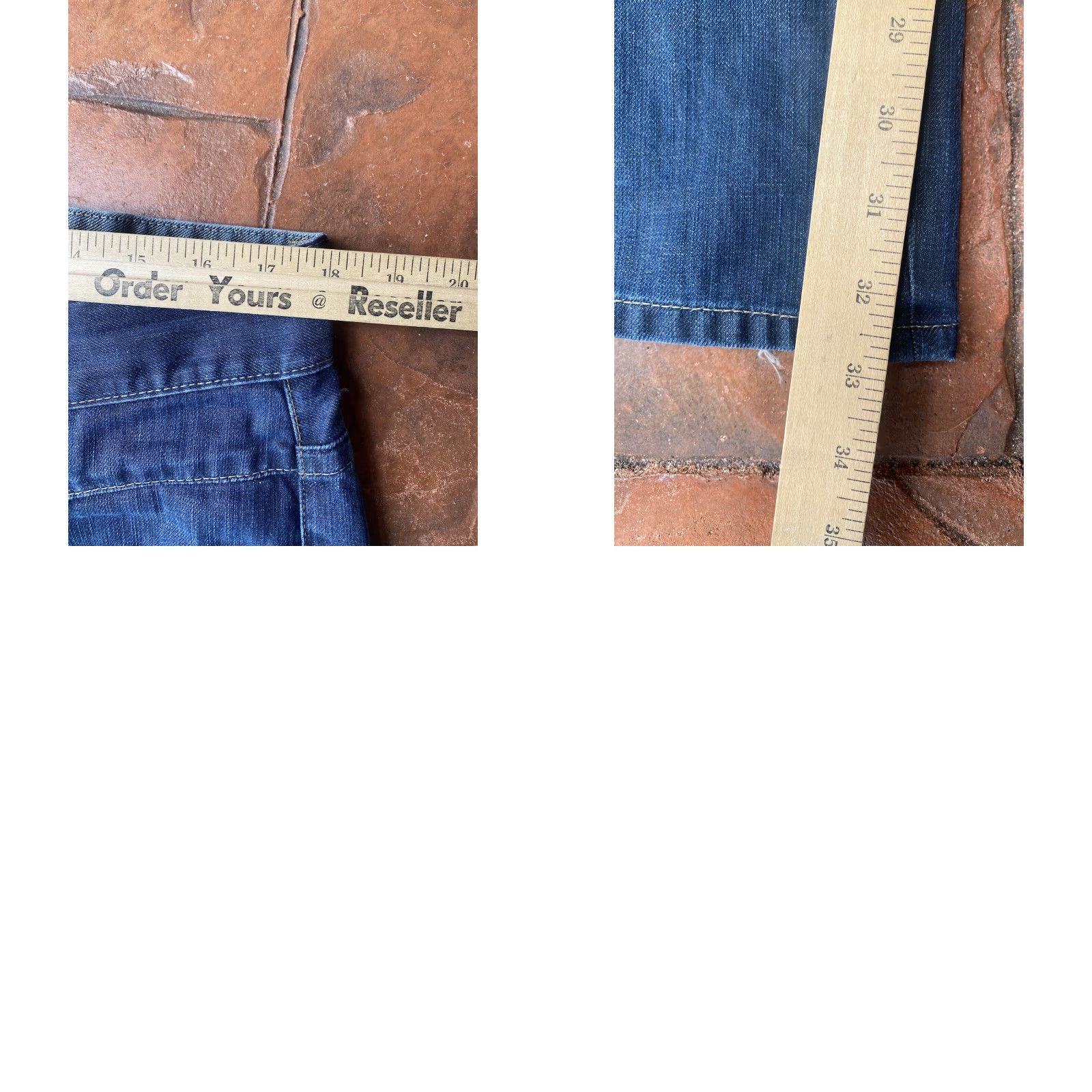 Vintage G Star Raw 3301 Jeans Men’s Straight Denim Blue Dark Wash 36 Button Fly 5-Pocket Regular Fit Size US 36 / EU 52 - 8 Thumbnail