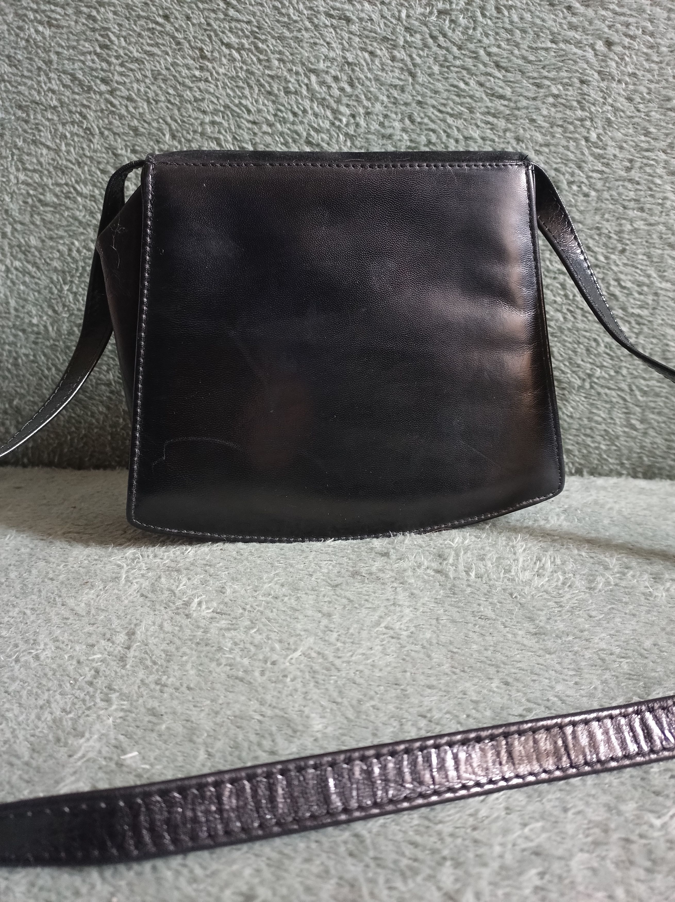 Bally BALLY Black Suede Leather Crossbody Shoulder Bag Size ONE SIZE - 3 Thumbnail