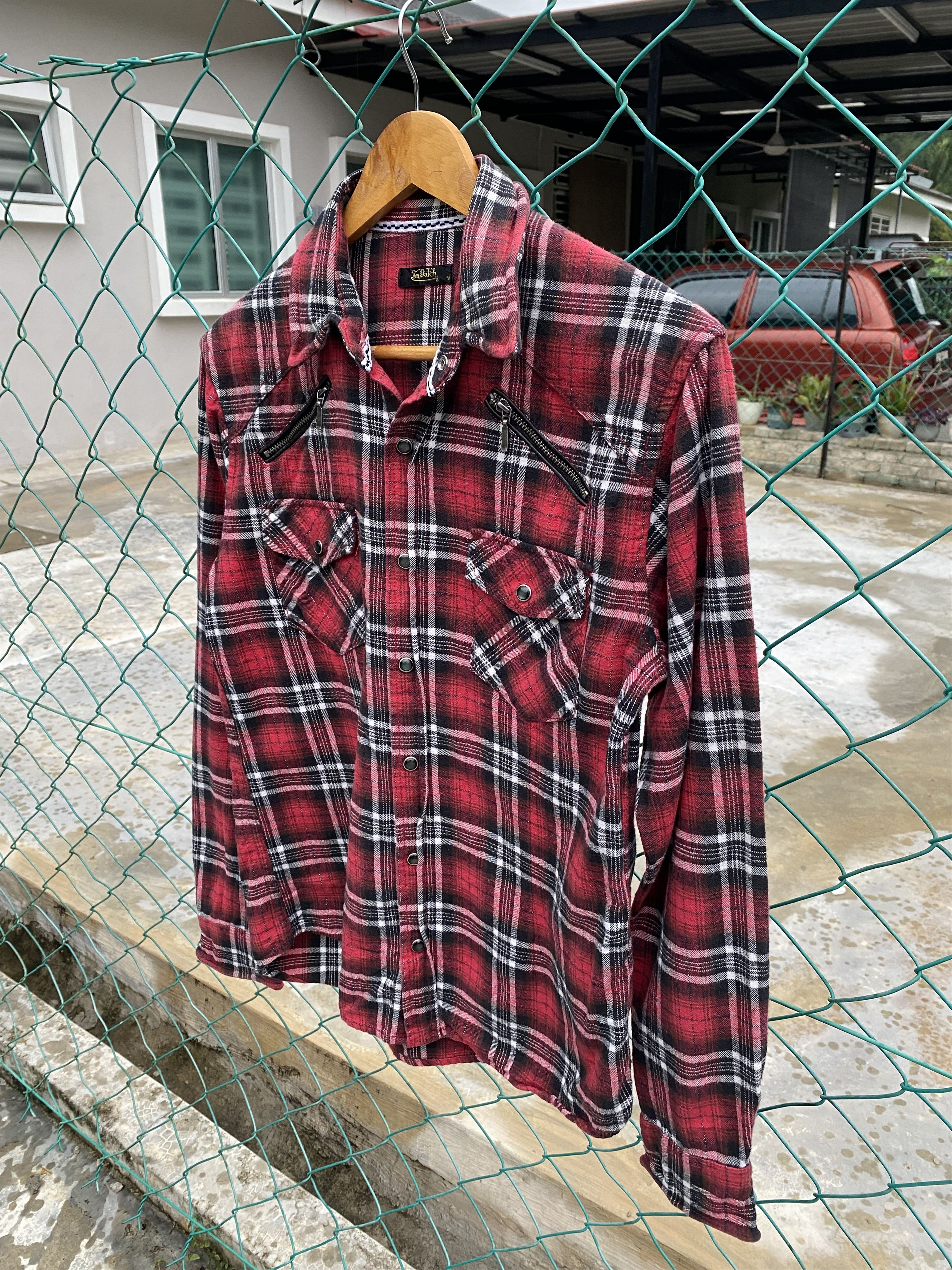 Von Dutch Von Dutch shadow plaid shirt flannel Size M / US 6-8 / IT 42-44 - 5 Thumbnail